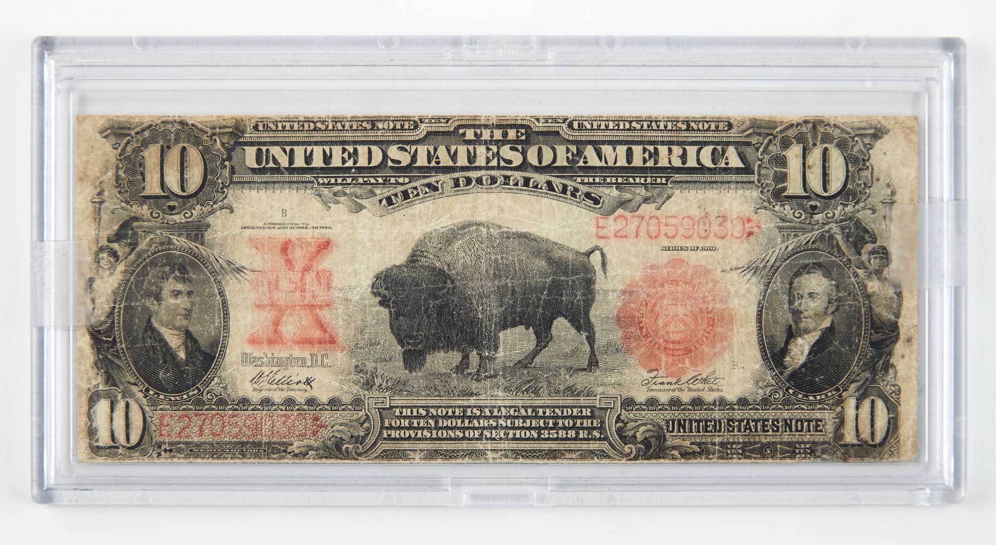 Lot image - United States 1901 $10 Bison