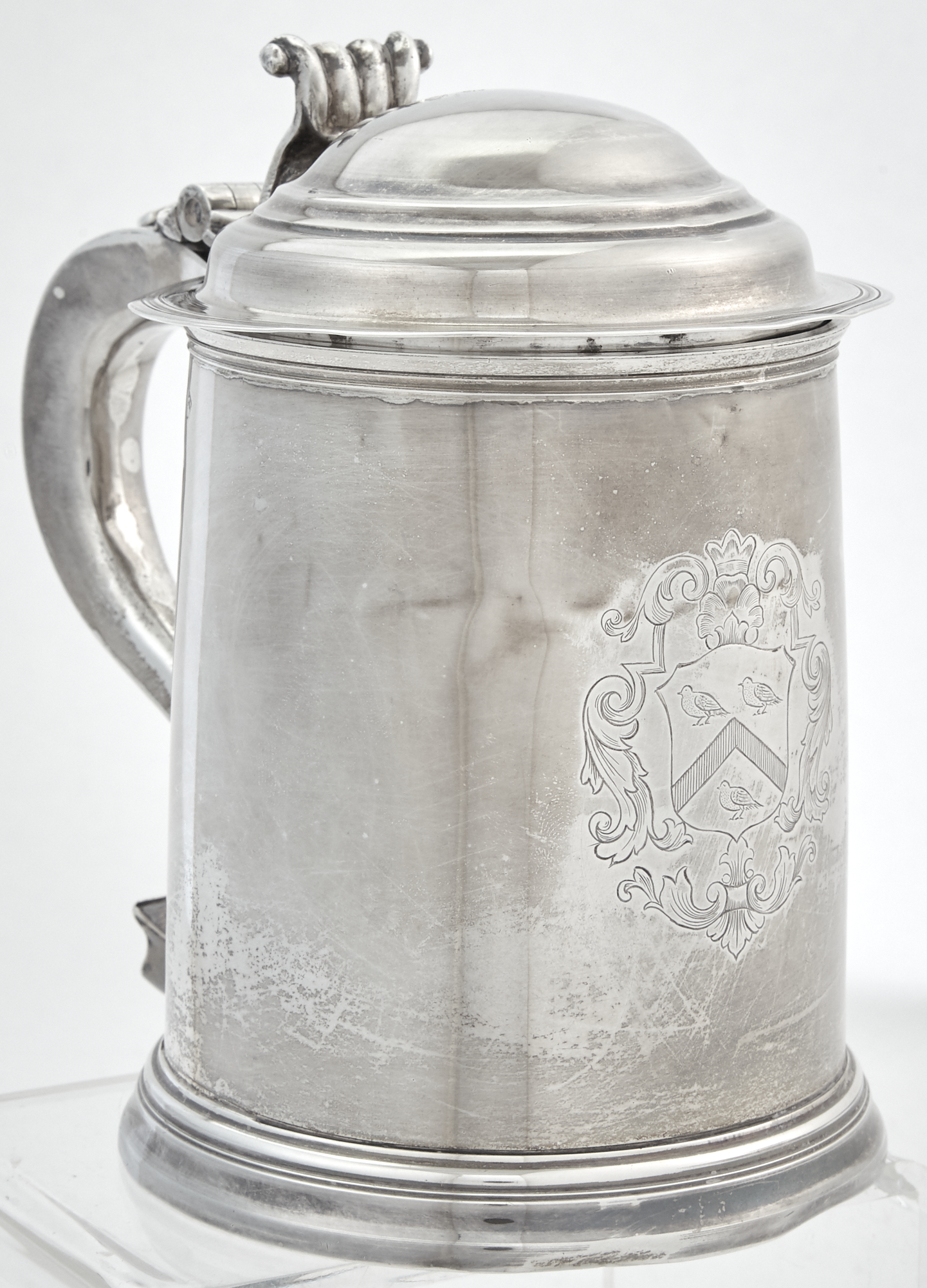 Lot image - George II Sterling Silver Tankard