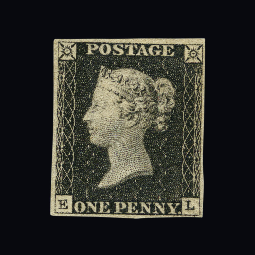 Lot image - Great Britain 1840 One Penny Black Scott 1