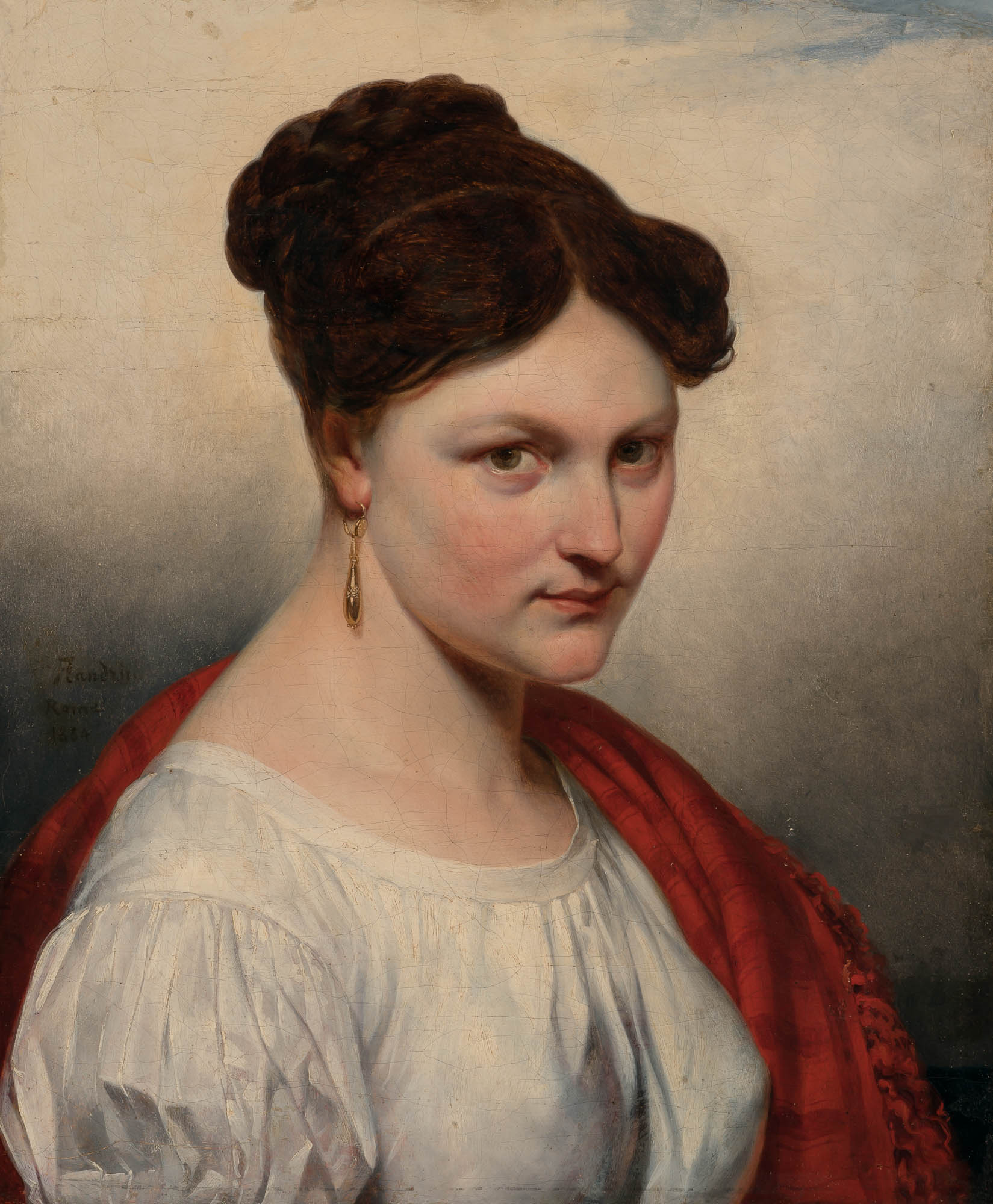 Lot image - Attributed to Jean Hippolyte Flandrin