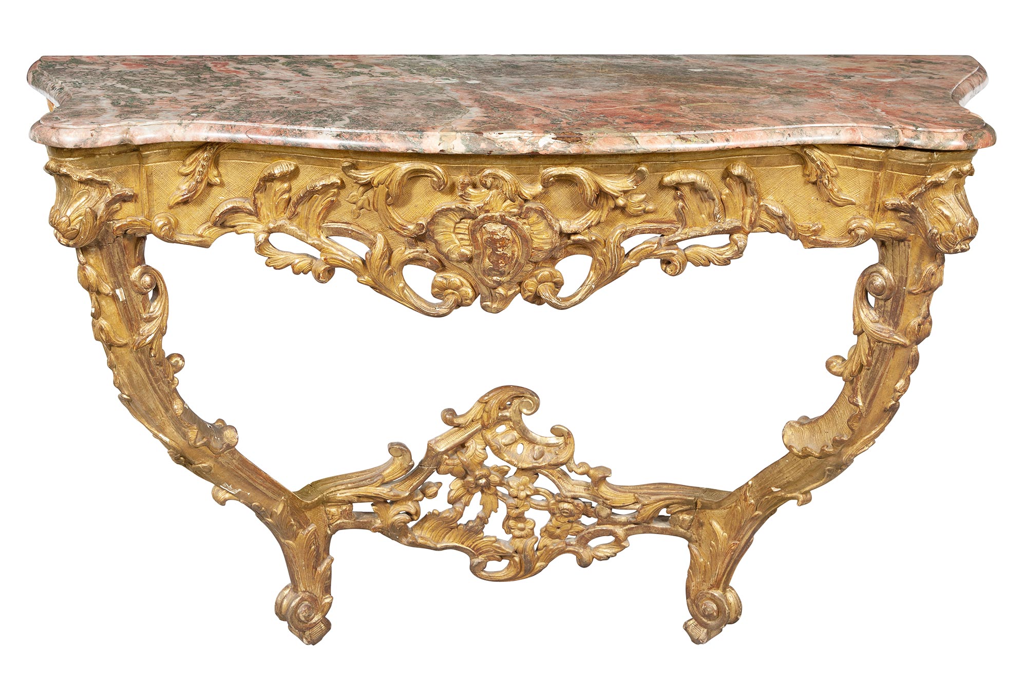 Lot image - Louis XV Giltwood Console