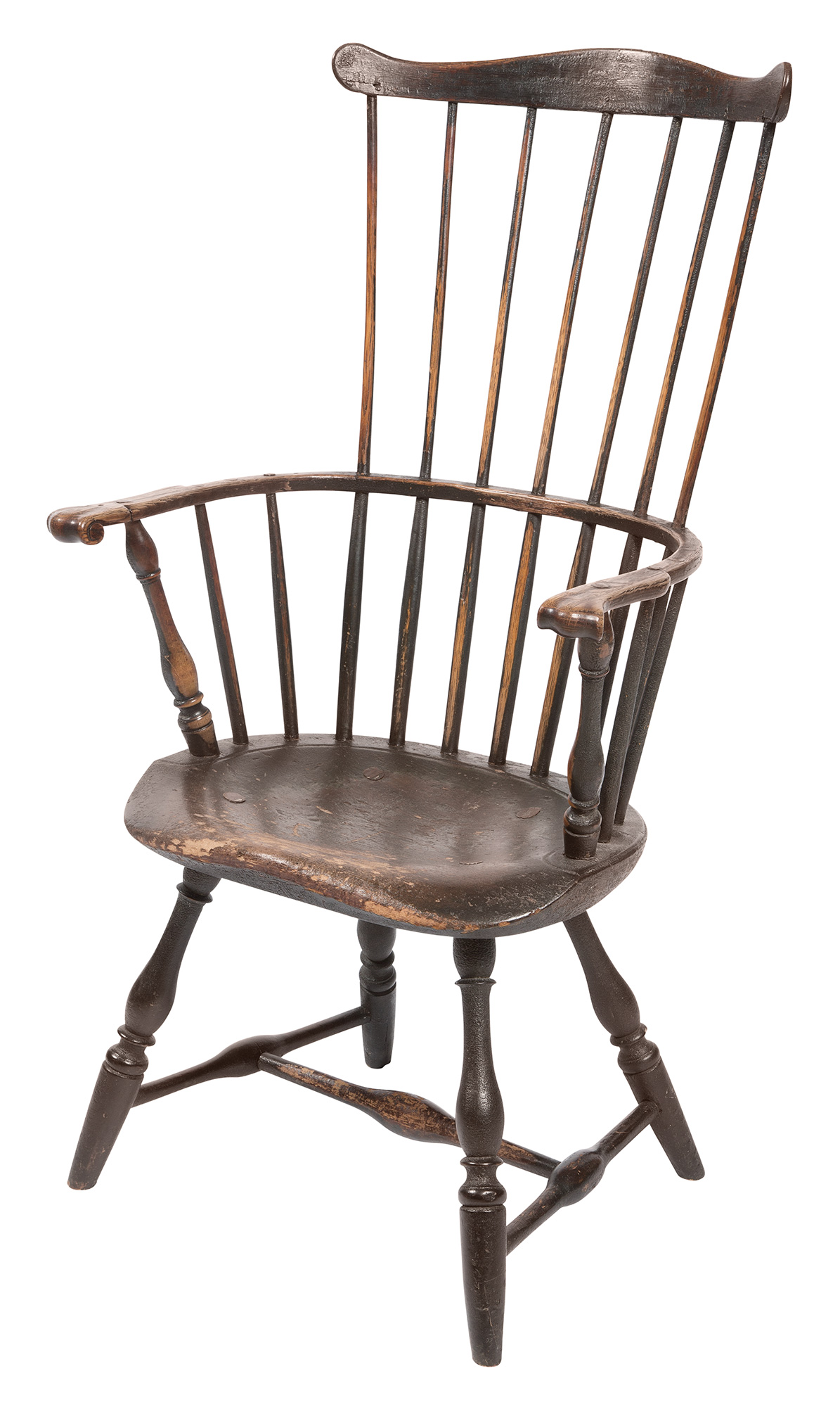 Lot image - Windsor Comb Back Armchair