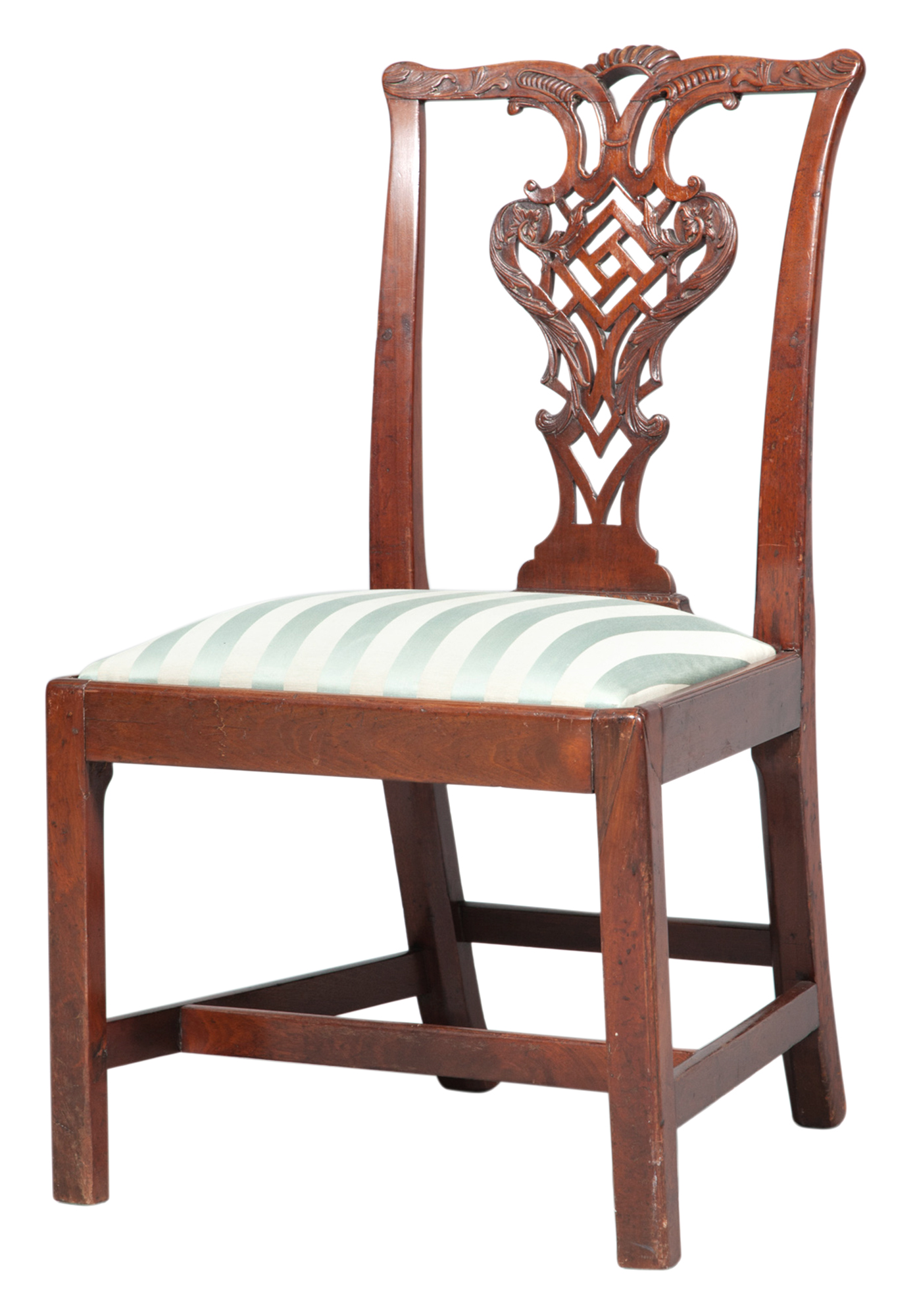 Lot image - George III Mahogany Side Chair