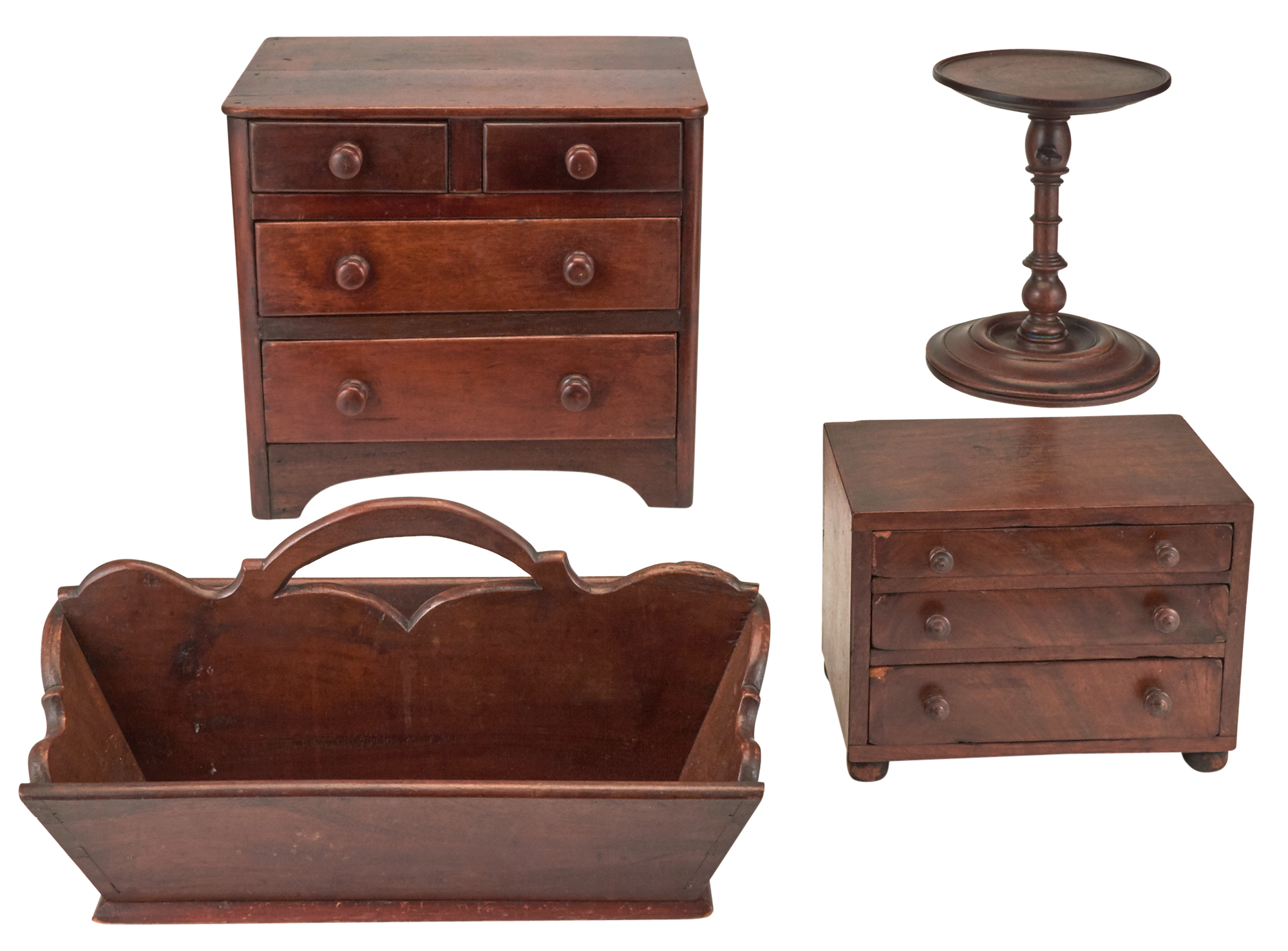 Lot image - Group of Mahogany and Mahogany Stained Articles