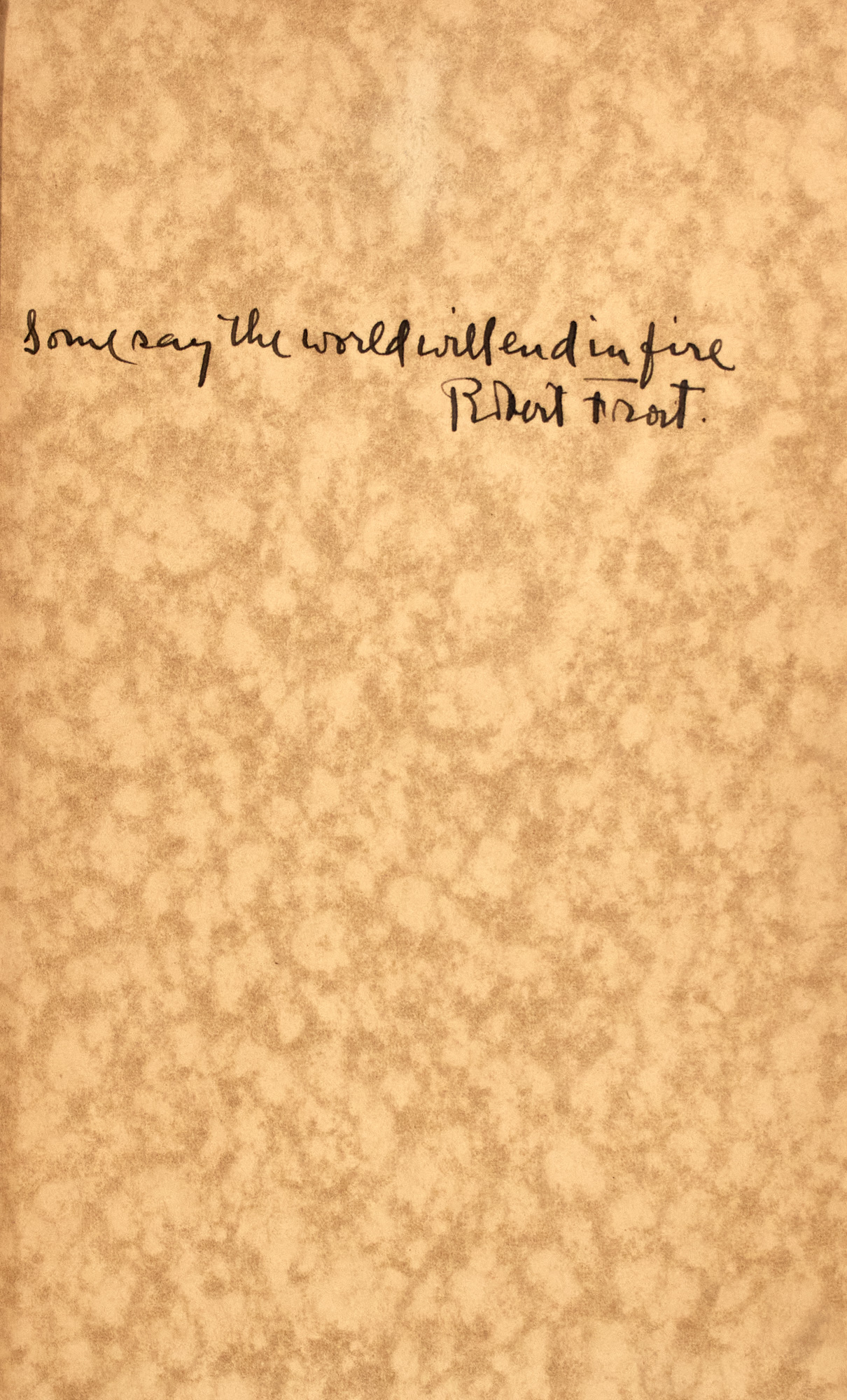 Lot image - FROST, ROBERT  New Hampshire.