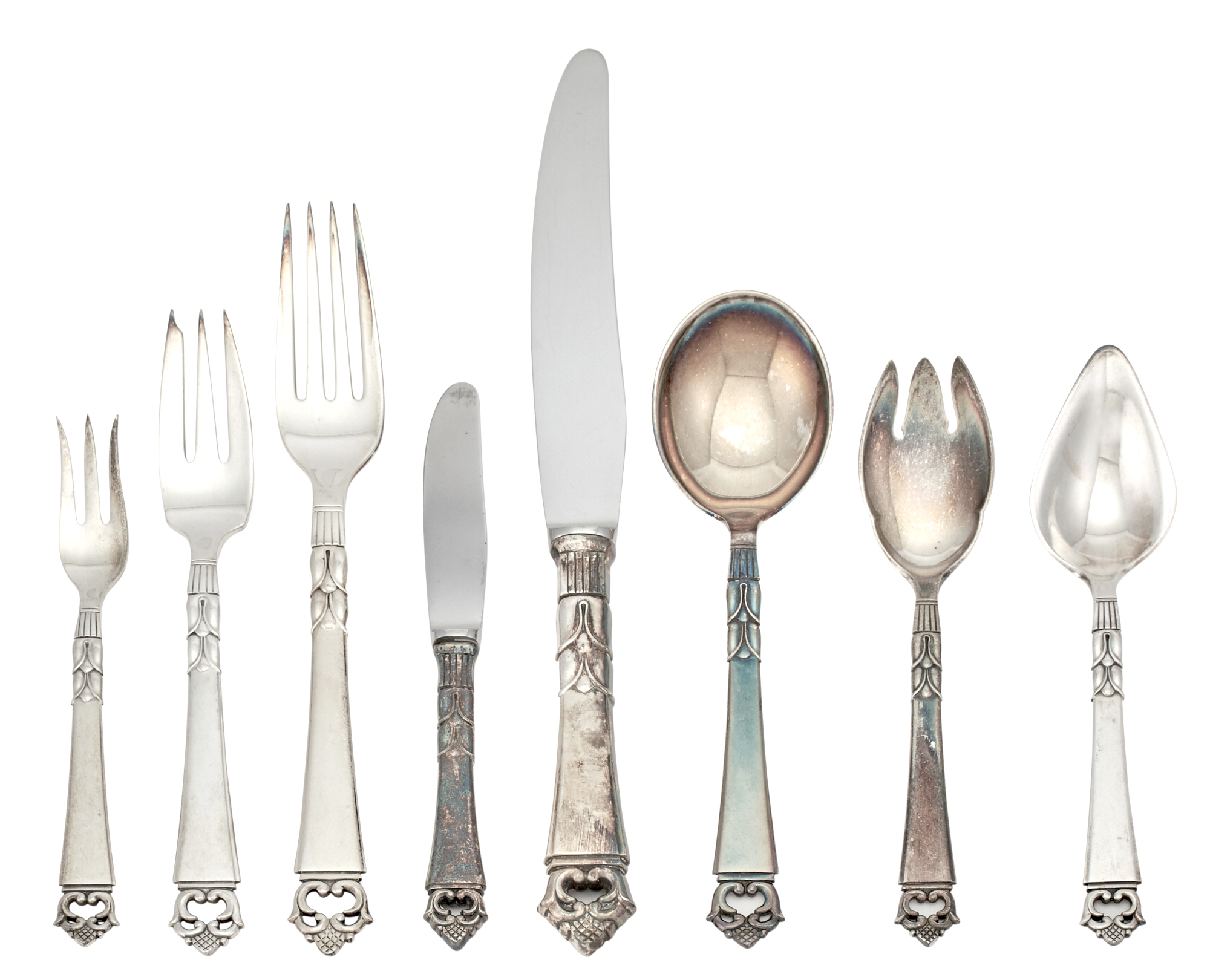 Lot image - Danish Sterling Silver Danish Crown