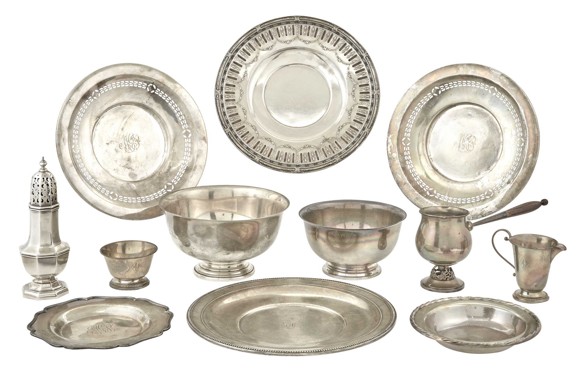 Lot image - Group of Sterling Silver Articles