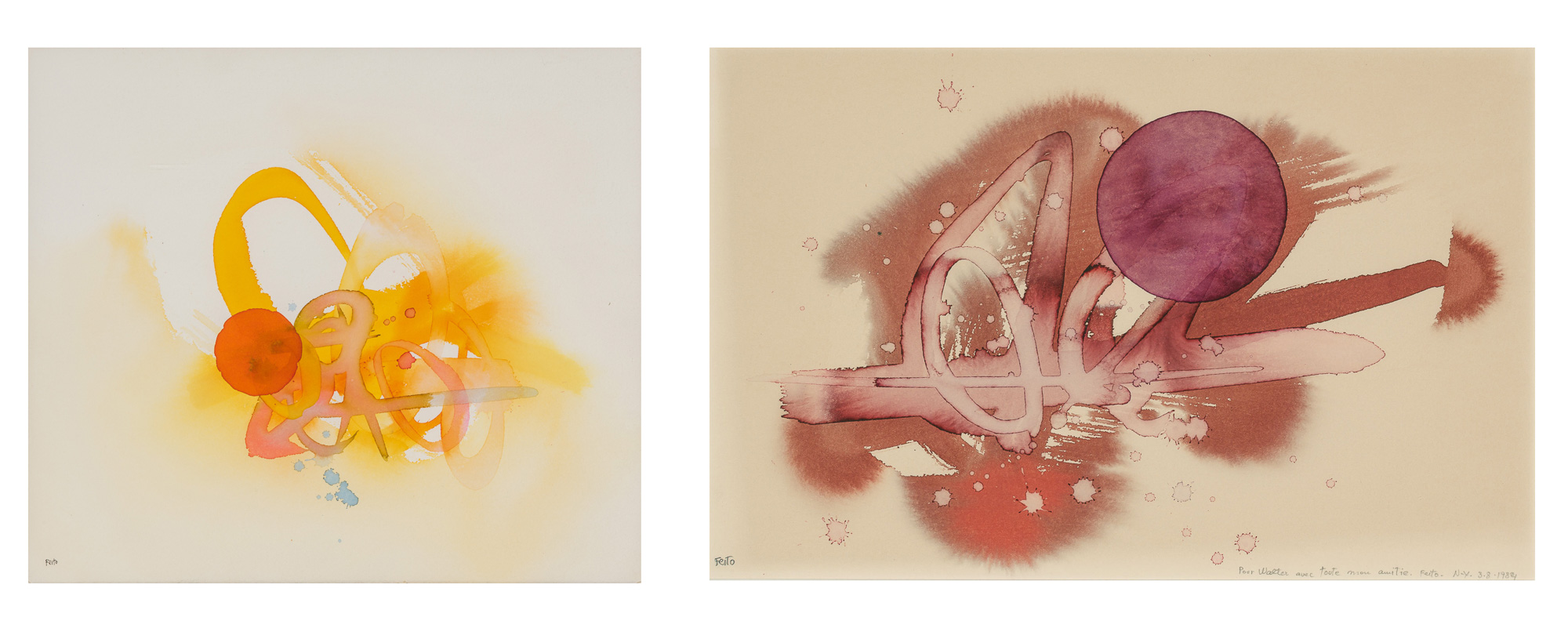 Lot image - Luis Feito