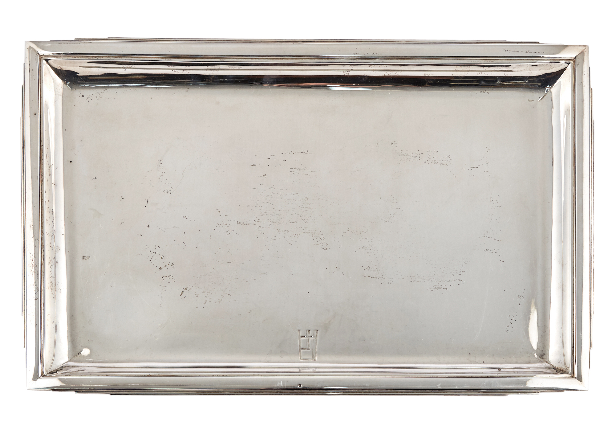 Lot image - Jean E. Puiforcat Silver Tray