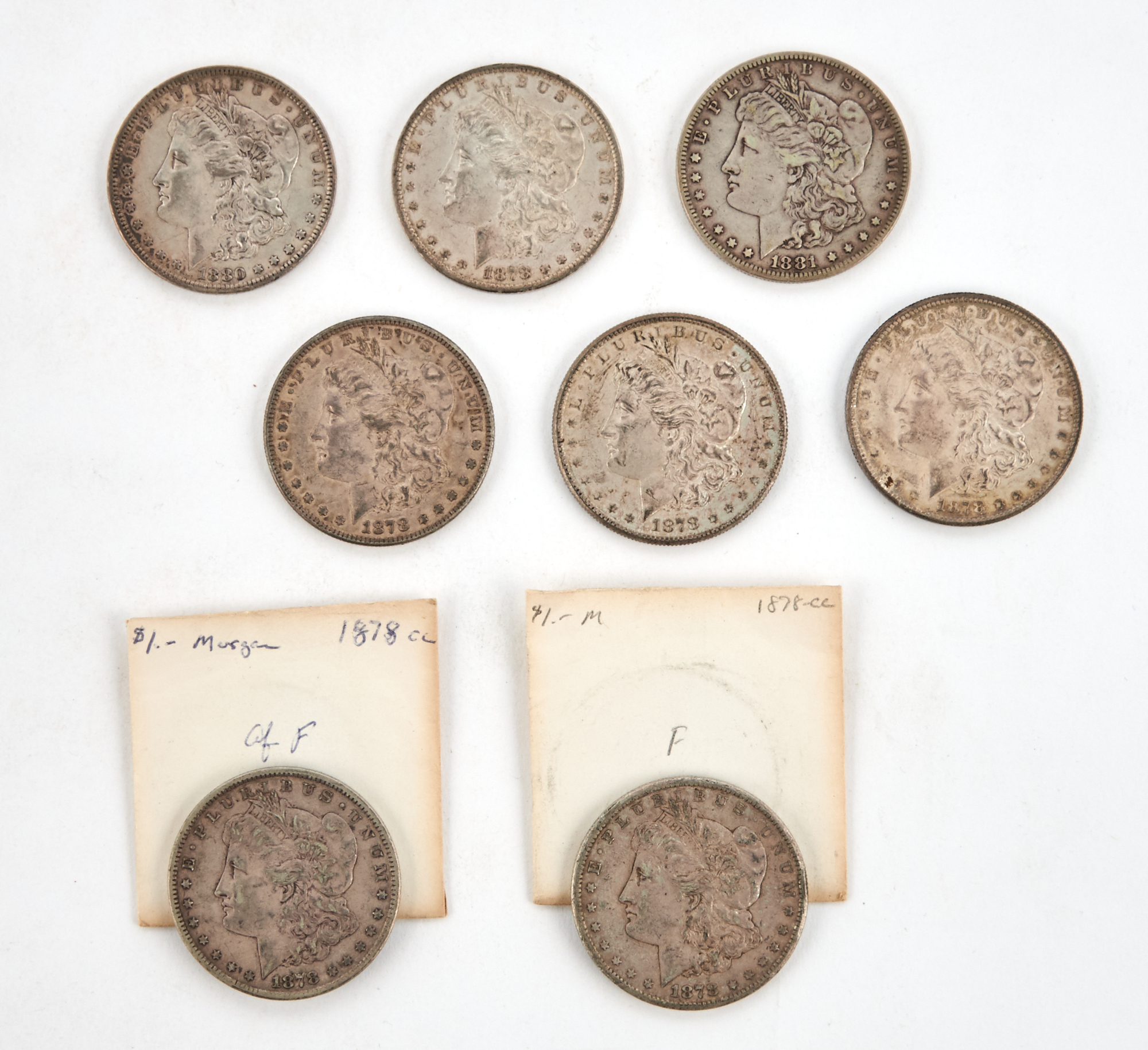 Lot image - Group of Morgan Dollars