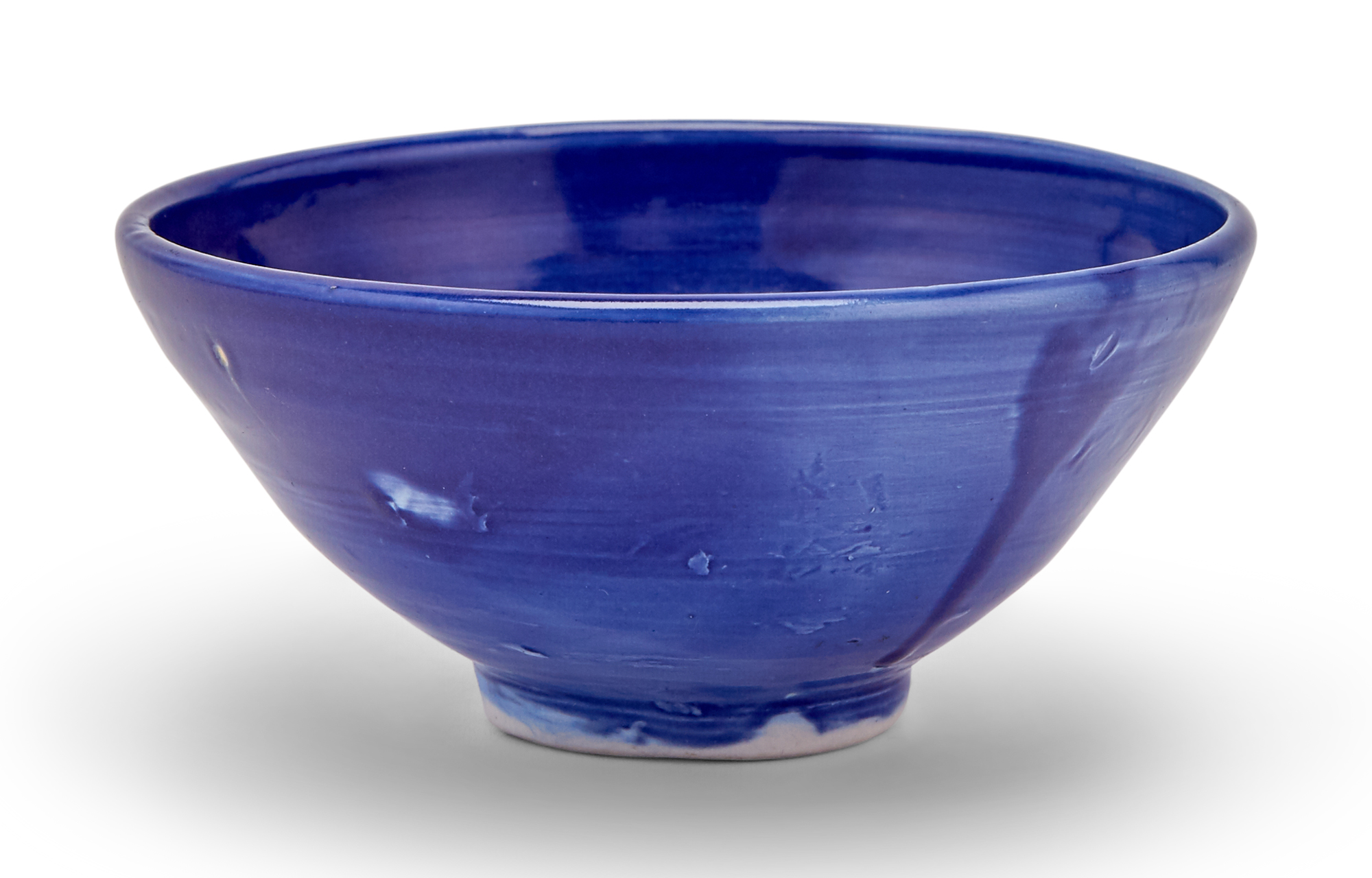 Lot image - Toshiko Takaezu Blue Glazed Earthenware Bowl