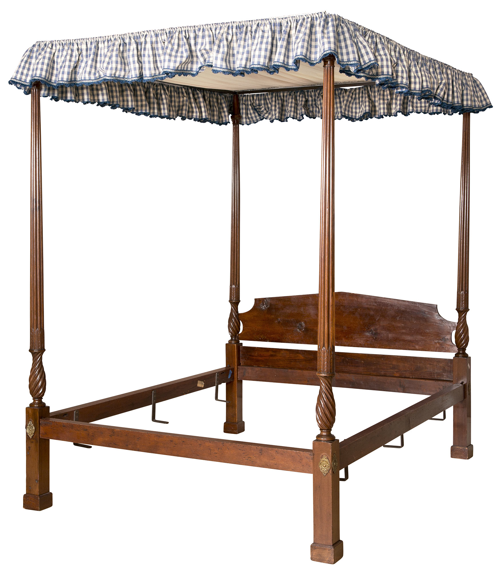 Lot image - Chippendale Mahogany Tester Bedstead