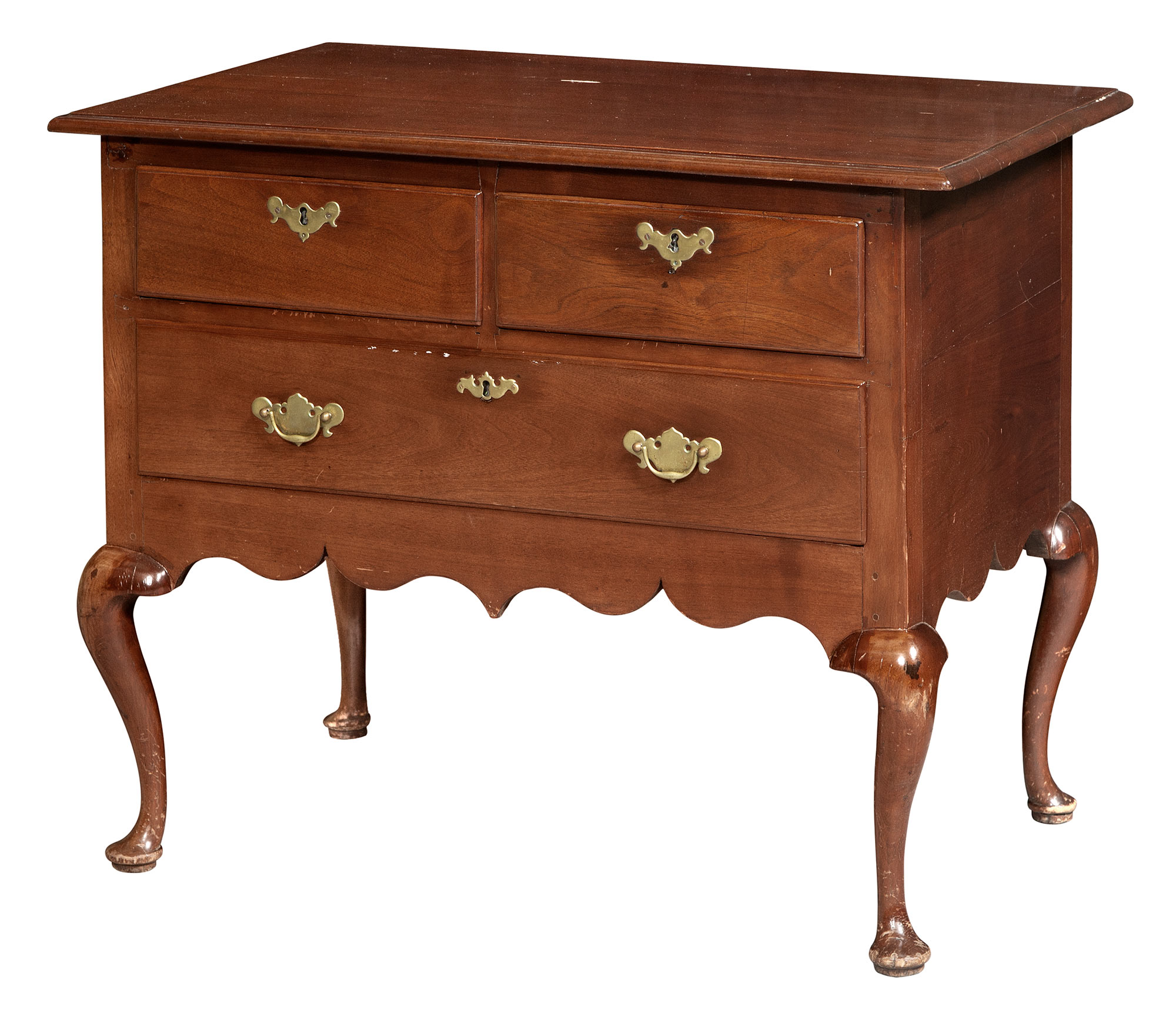 Lot image - Queen Anne Cherry Dressing Table