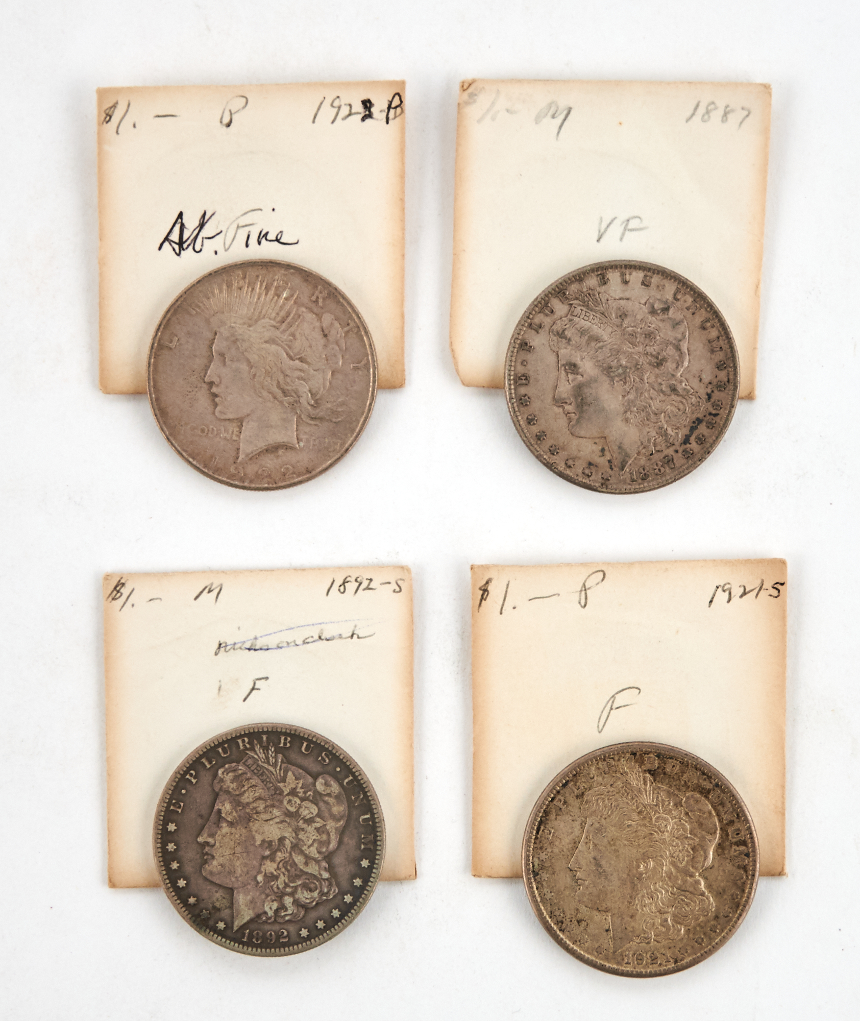 Lot image - Group of Morgan Dollars