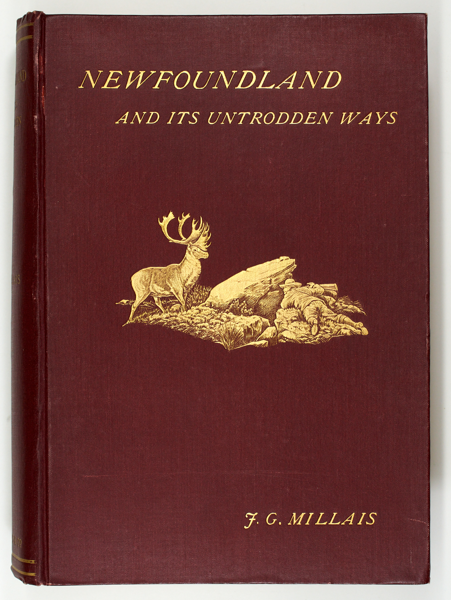 Lot image - [NEWFOUNDLAND-HUNTING]  MILLAIS, JOHN GUILLE. Newfoundland and its untrodden ways.