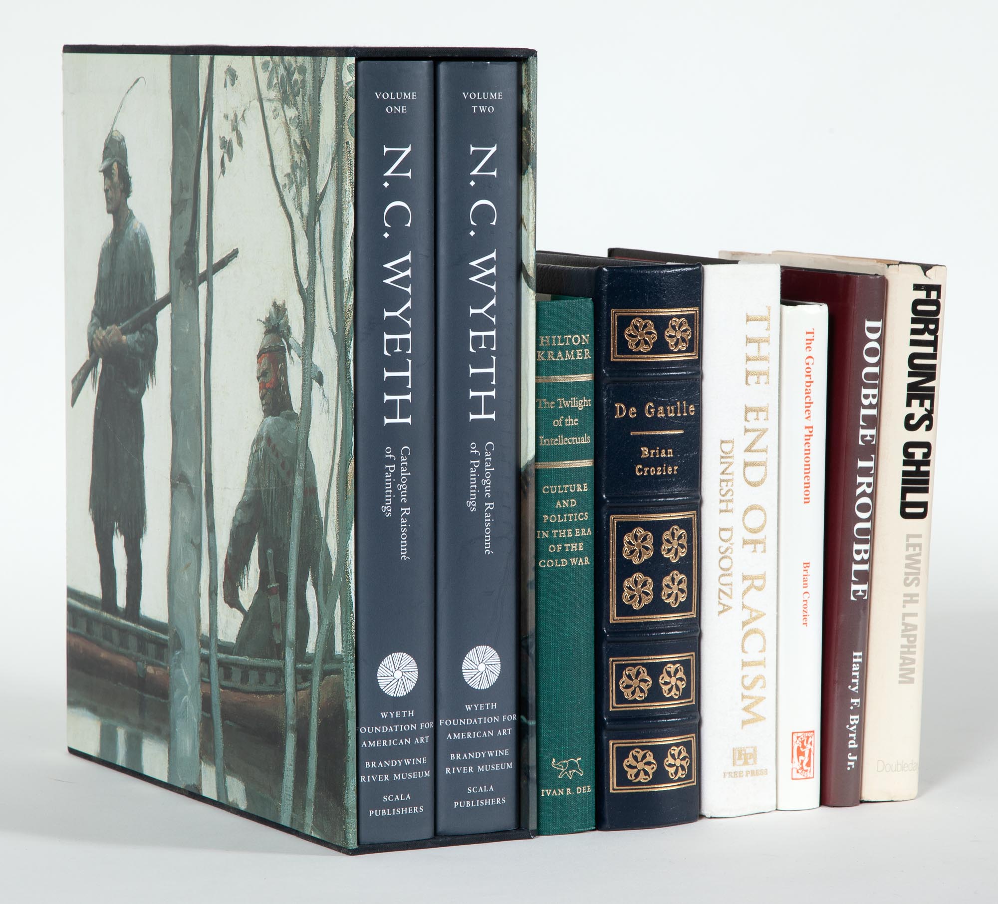 Lot image - [BOOKS]  Miscellaneous group of approximately sixty volumes, many inscribed.