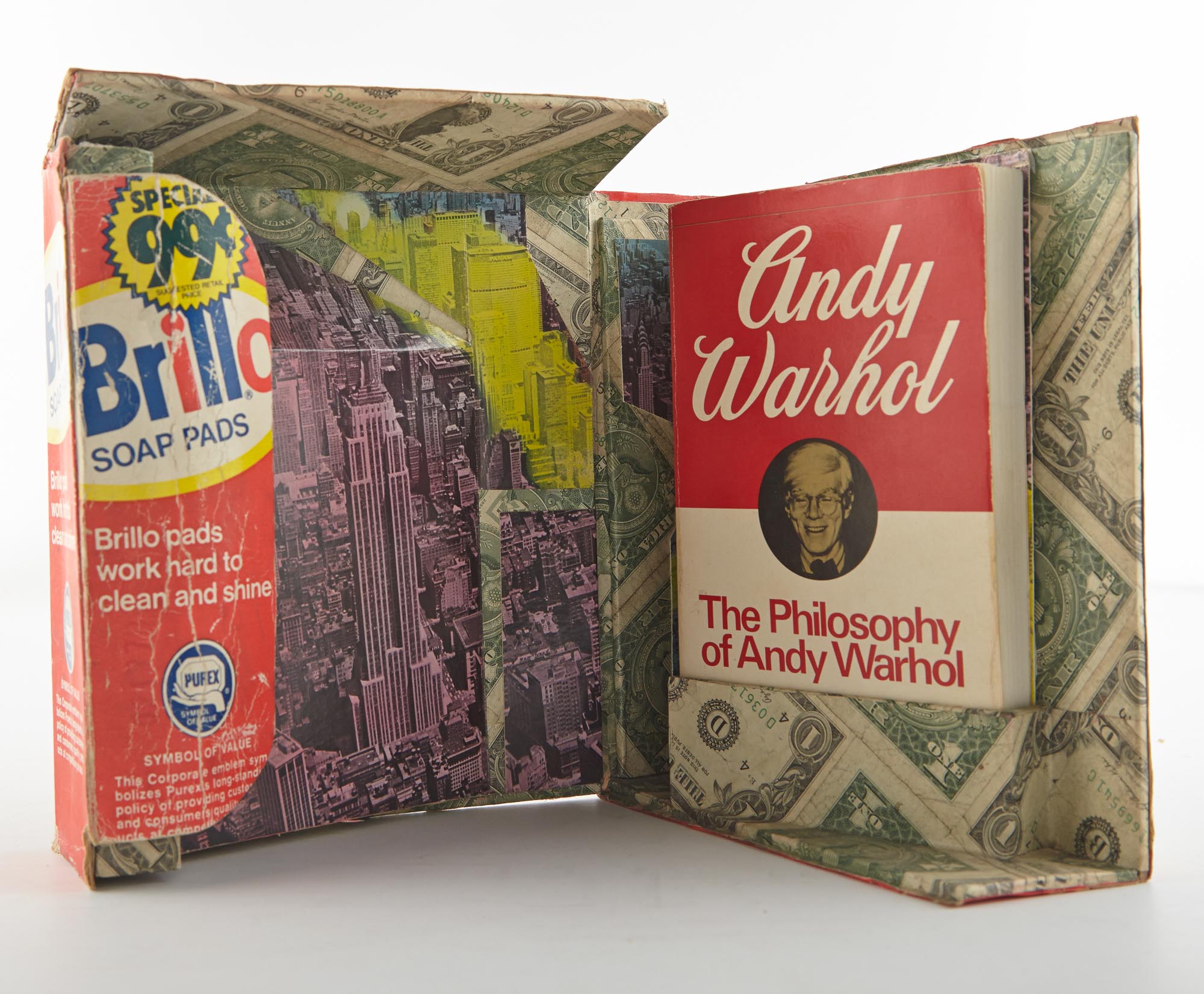Lot image - [Andy Warhol-Artist Book]  CLAIR TAKACS, CRIS. Andy Warhol Reliquary.