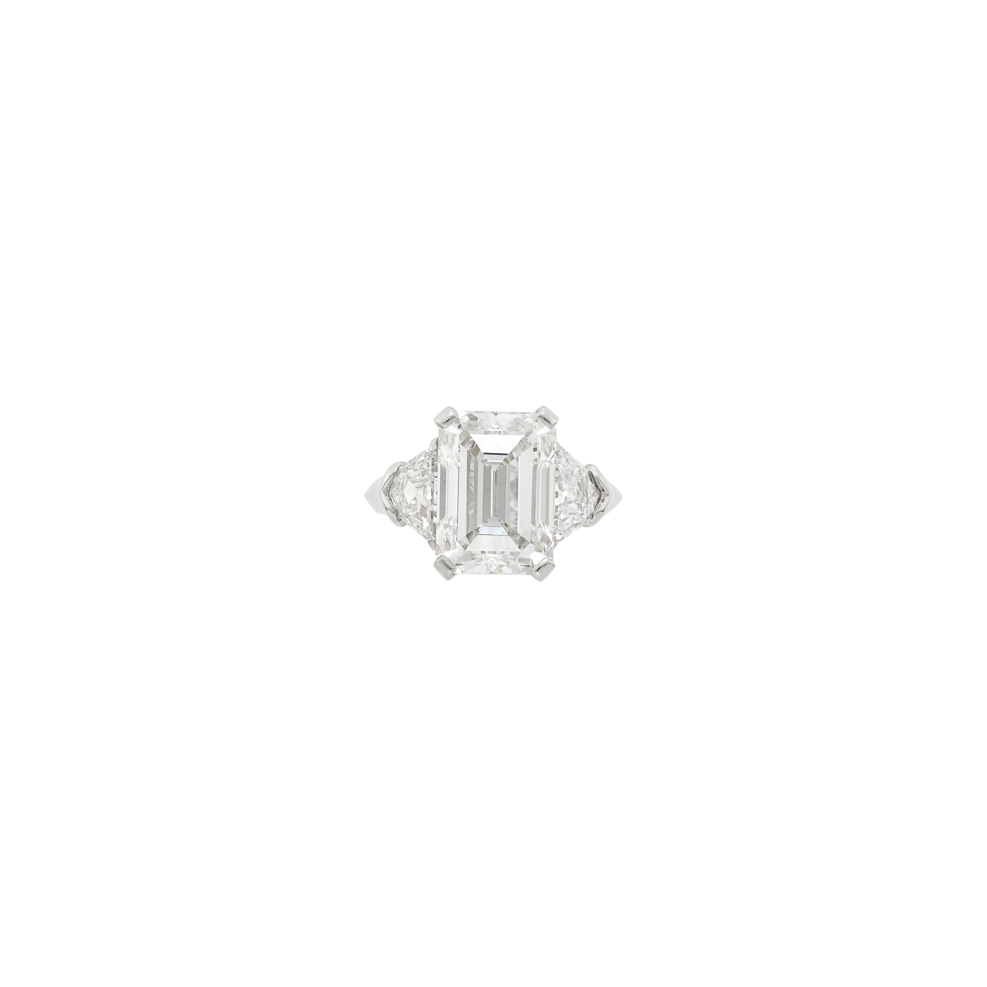 Lot image - Platinum and Diamond Ring with Gold Jacket