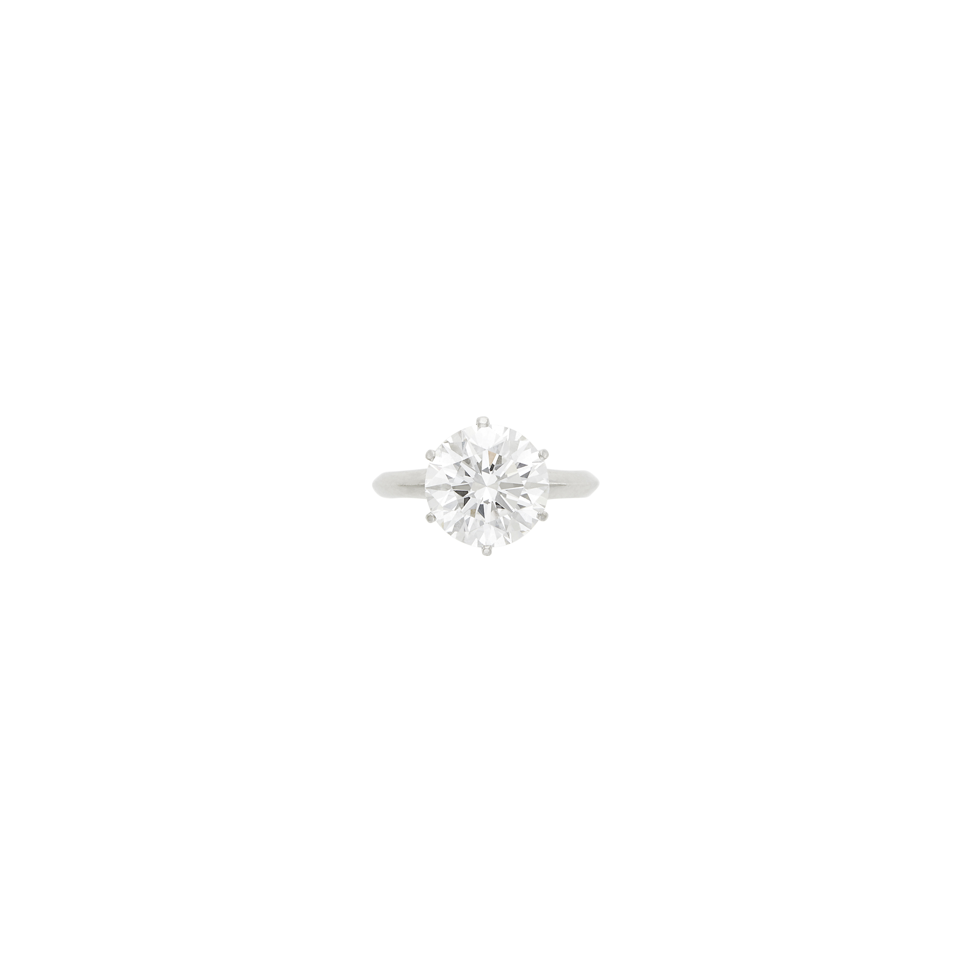 Lot image - Tiffany & Co. Platinum and Diamond Ring