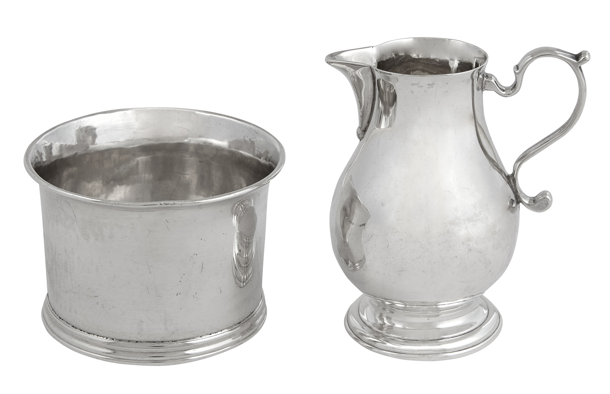 Lot image - George II Sterling Silver Cream Jug