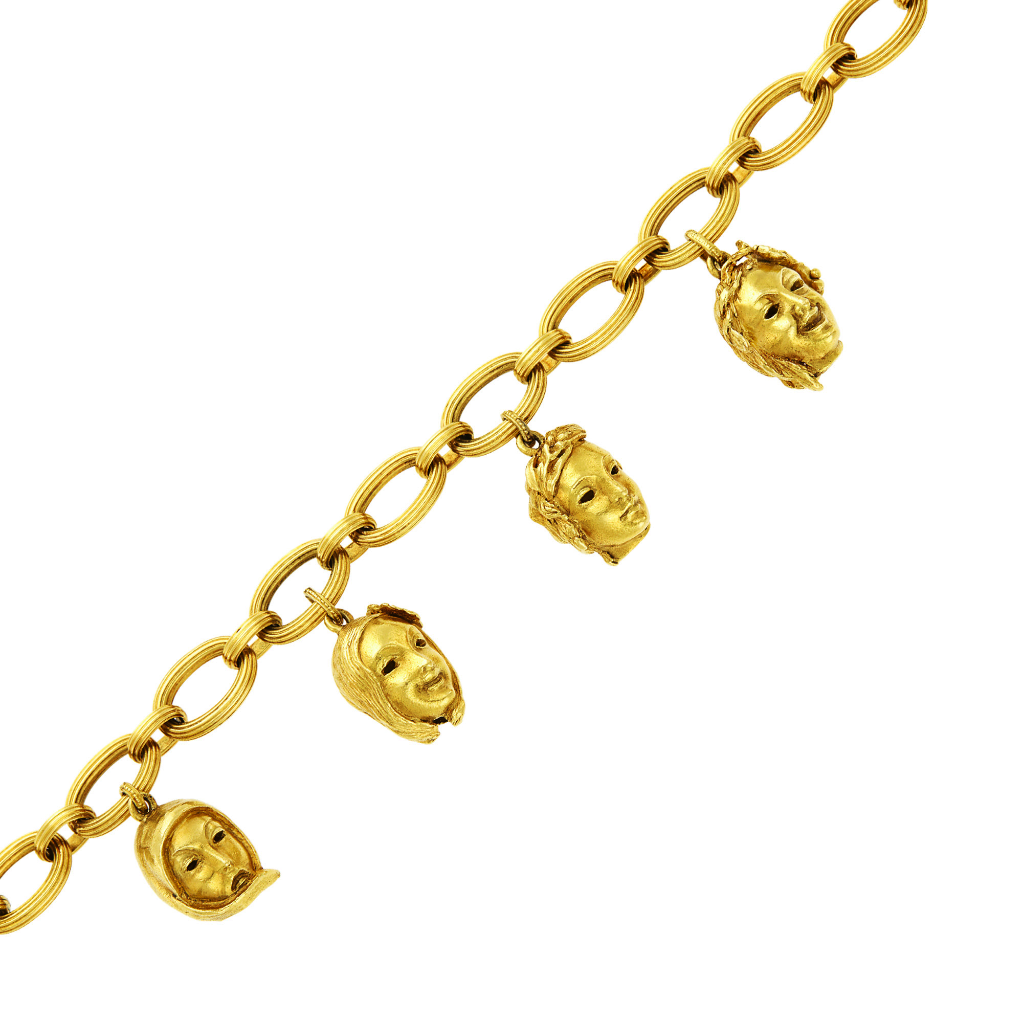 Lot image - Buccellati Gold Charm Bracelet