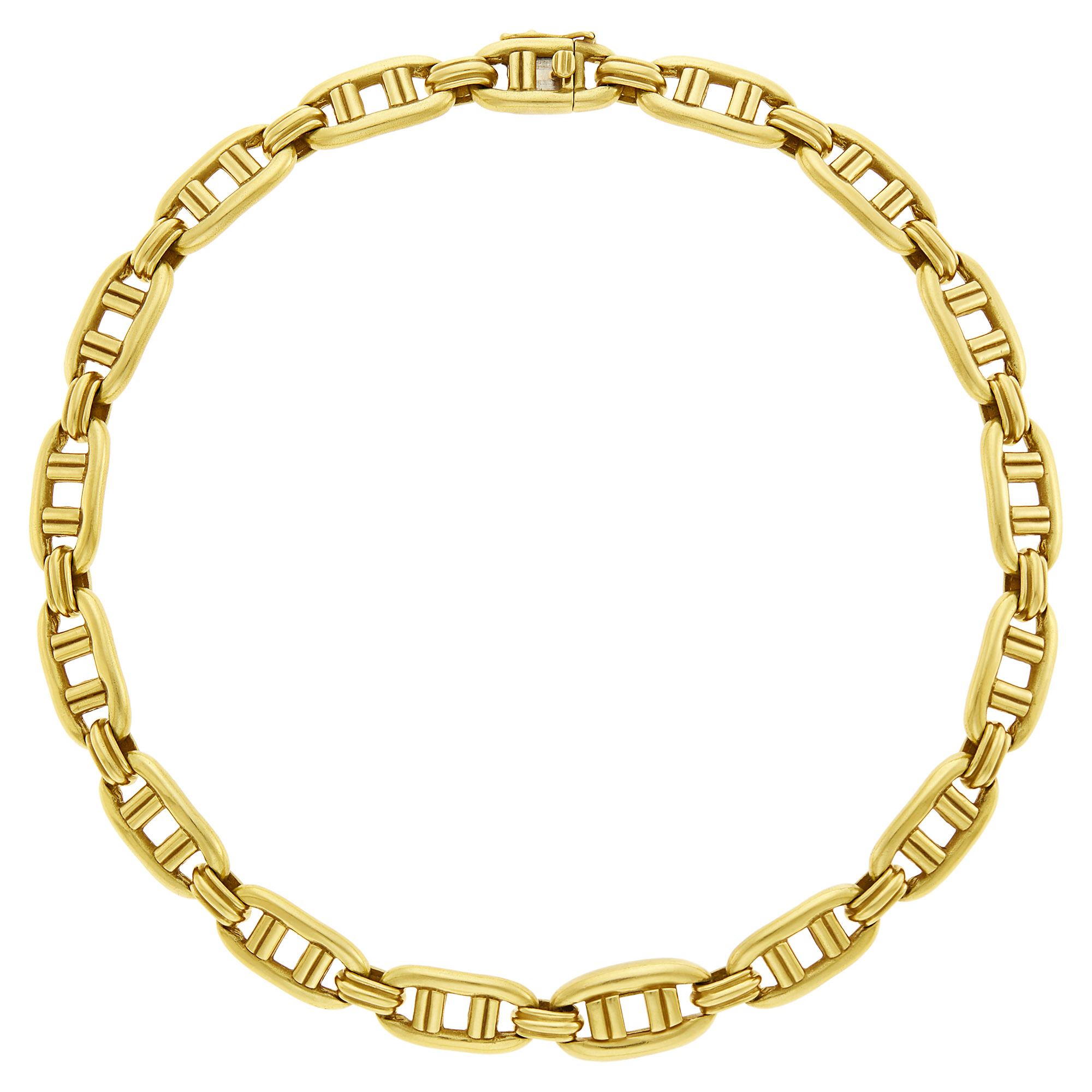 Lot image - Barry Kieselstein-Cord Gold Link Necklace