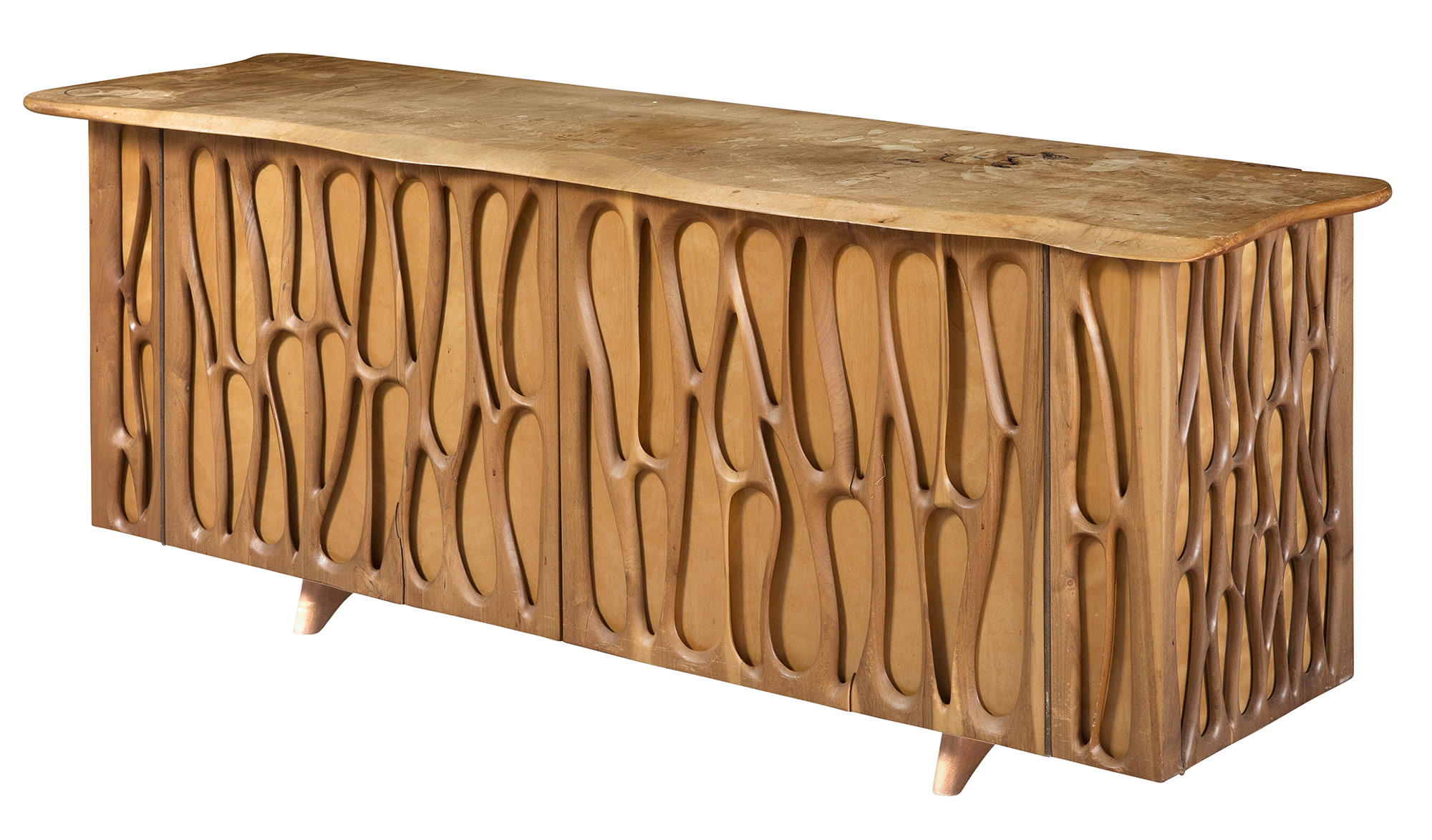 Lot image - Mid-Century Walnut Sideboard