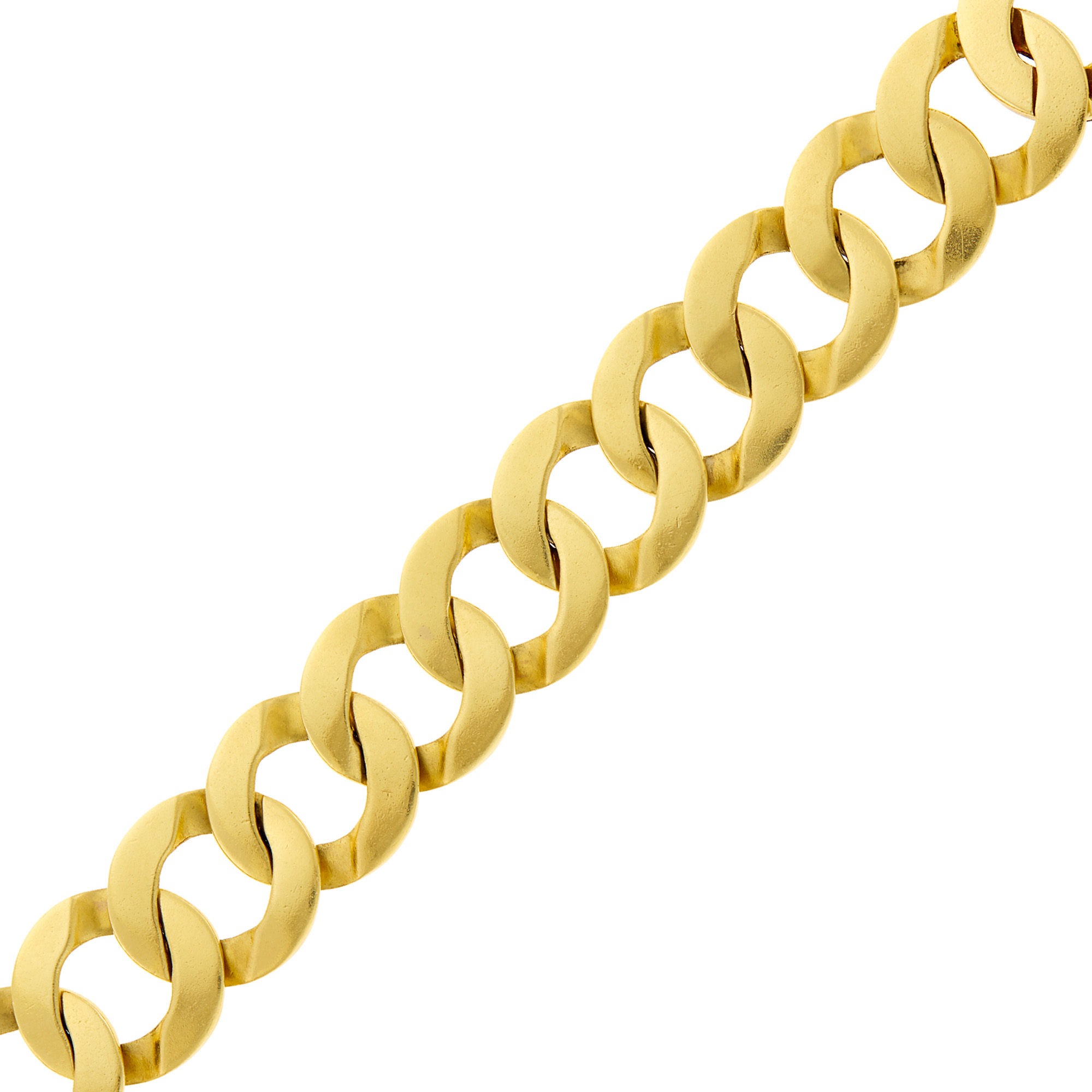 Lot image - Gold Curb Link Bracelet