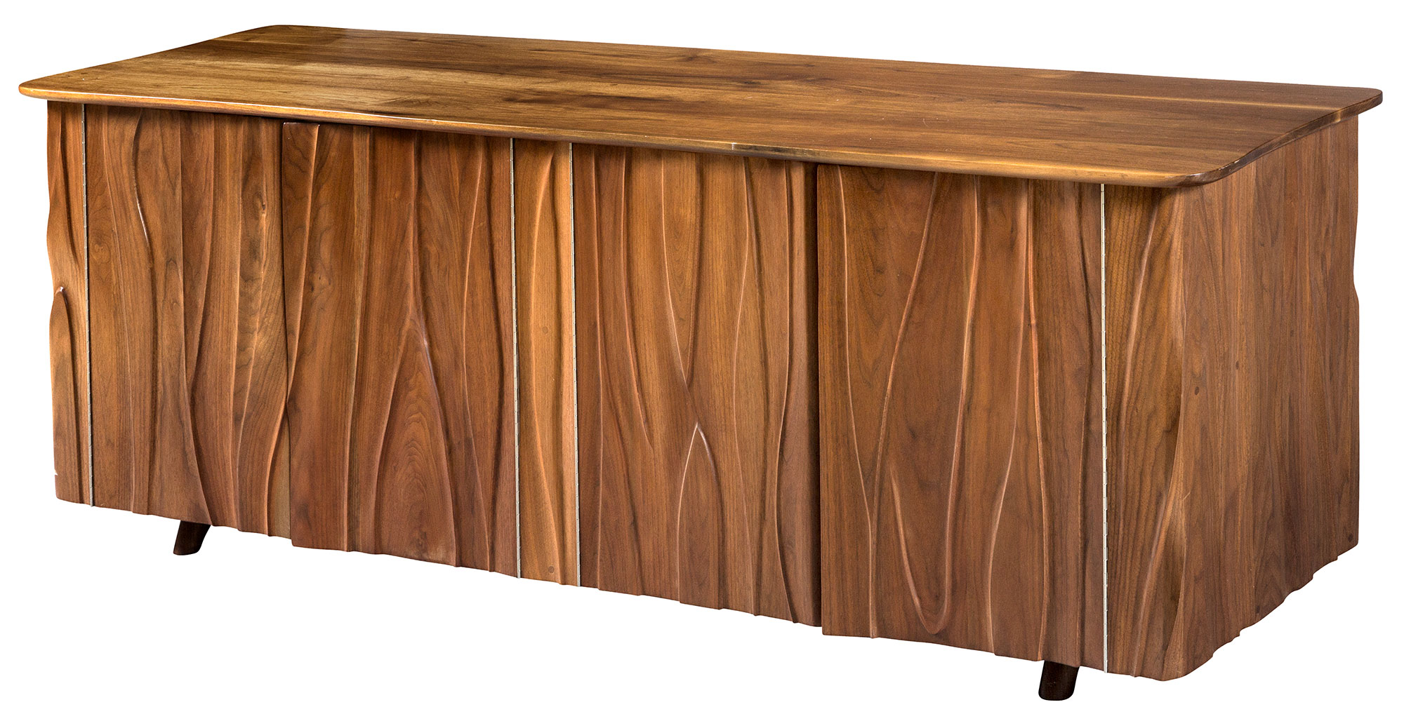 Lot image - Mid-Century Walnut Sideboard