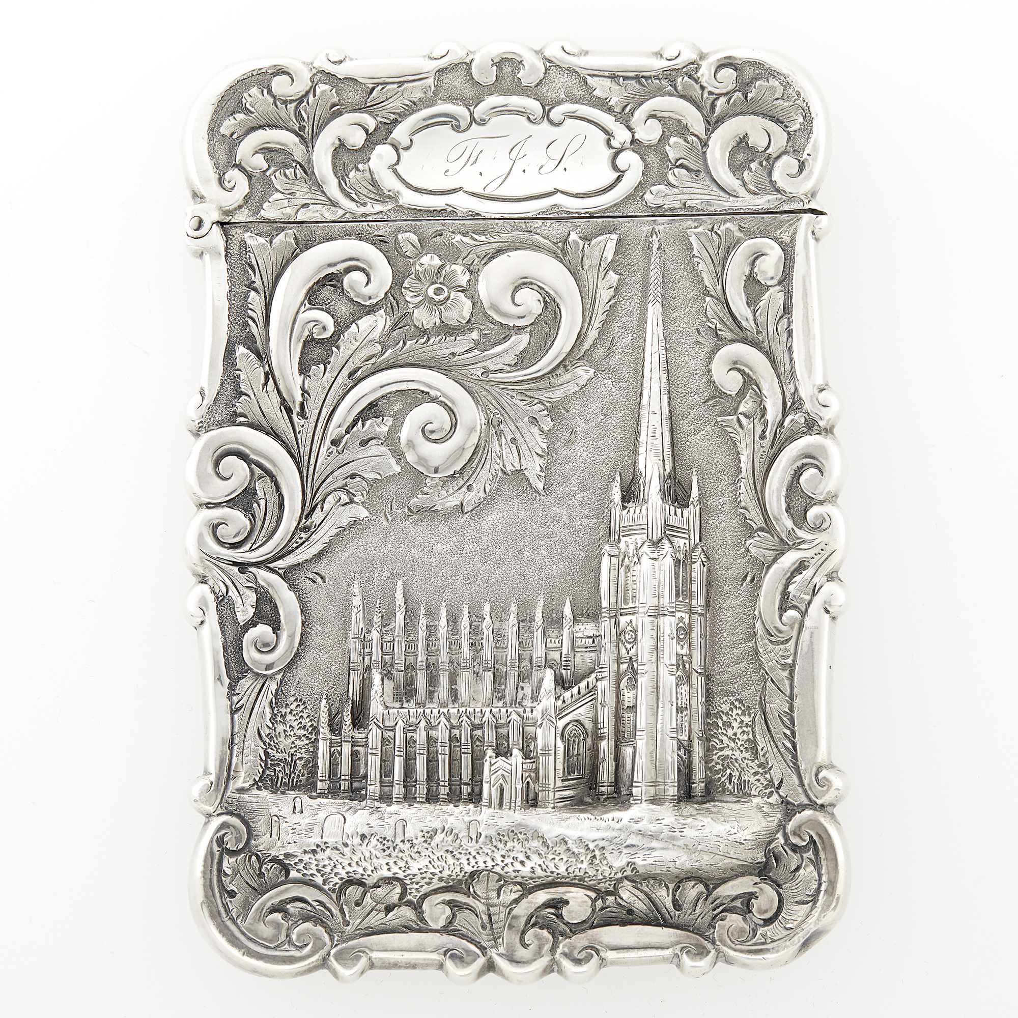 Lot image - Victorian Sterling Silver Trinity Church, New York