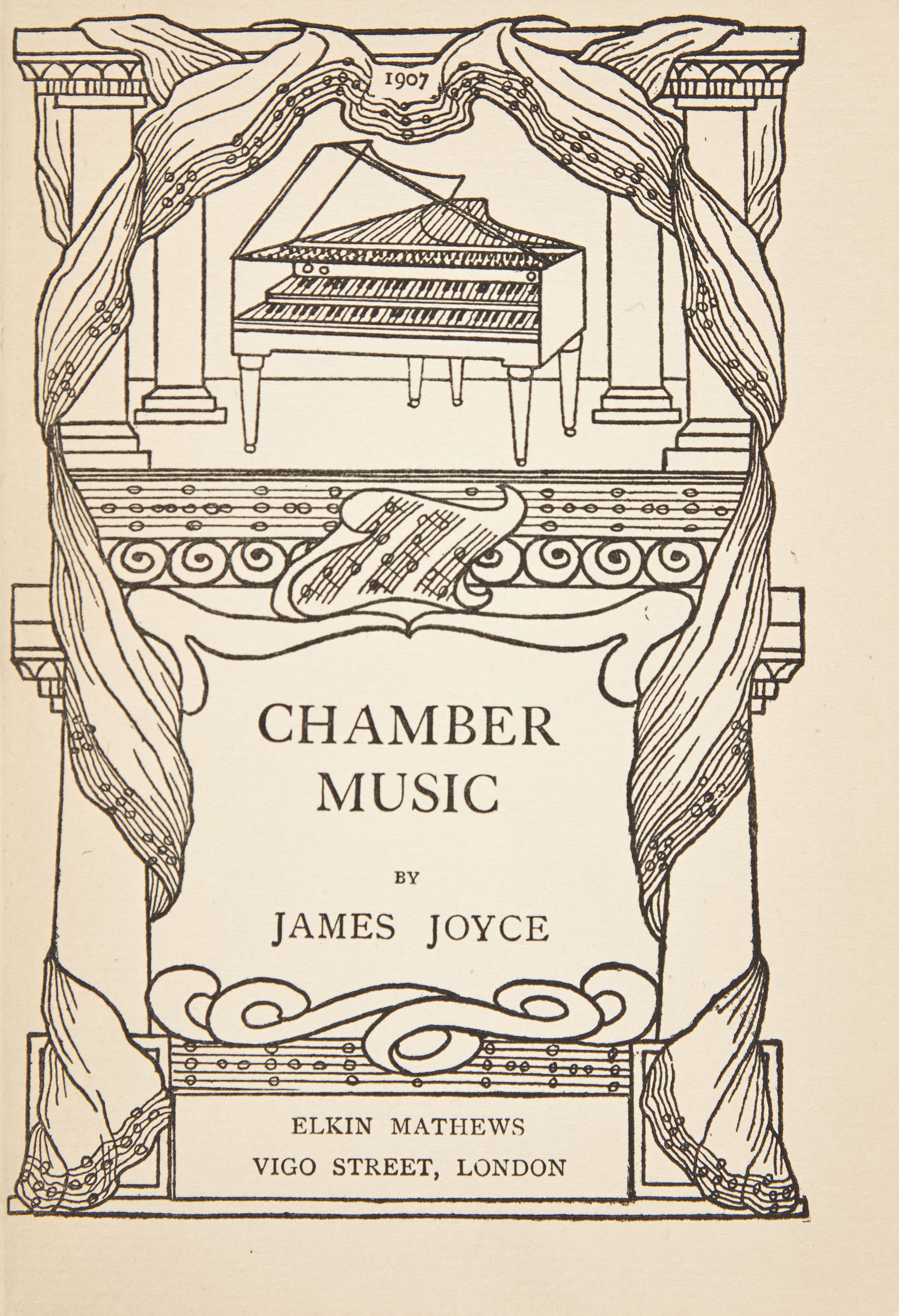 Lot image - JOYCE, JAMES  Chamber Music.