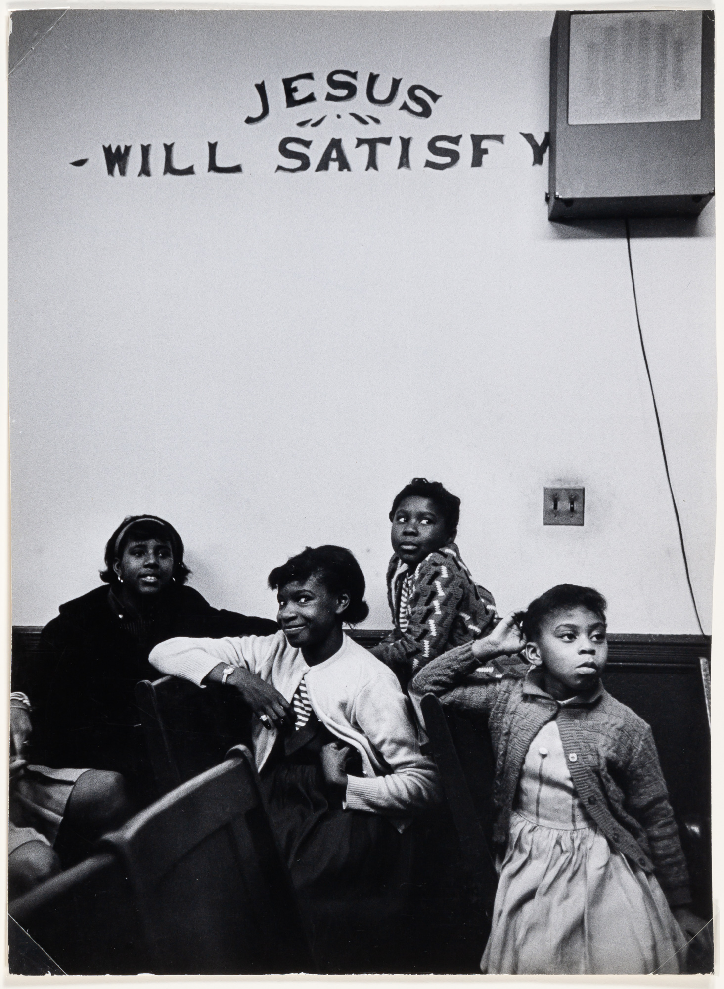 Lot image - FREED, LEONARD (1929-2006)  Brooklyn, New York-USA, [Jesus Will Satisfy],