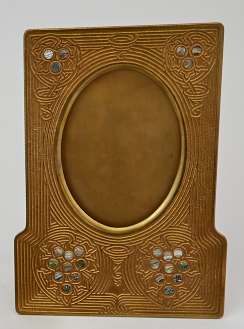 Lot image - Tiffany Studios Gilt-Bronze Photograph Frame