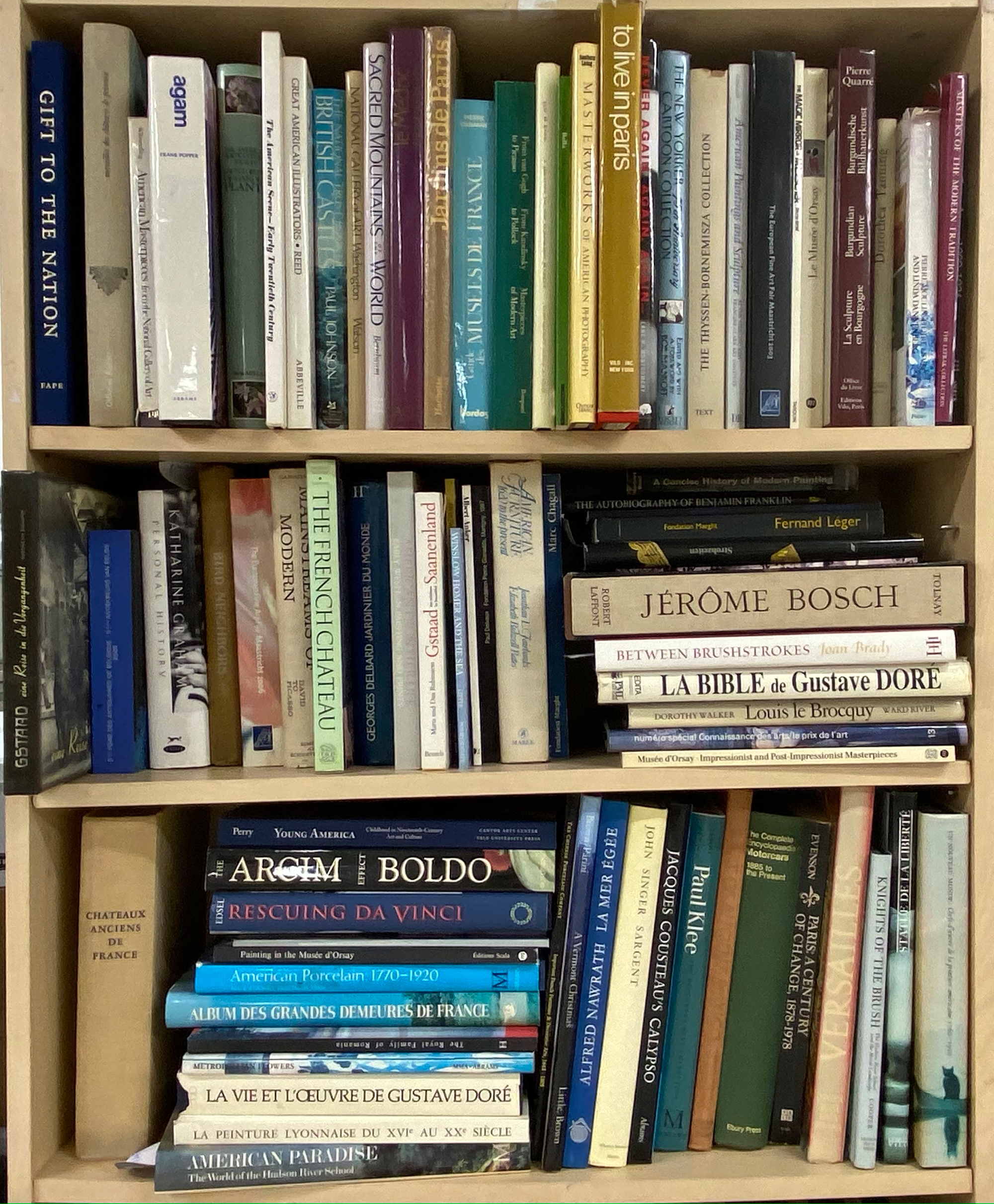 Lot image - [ART MONOGRAPHS]  Approximately sixty oversized volumes.