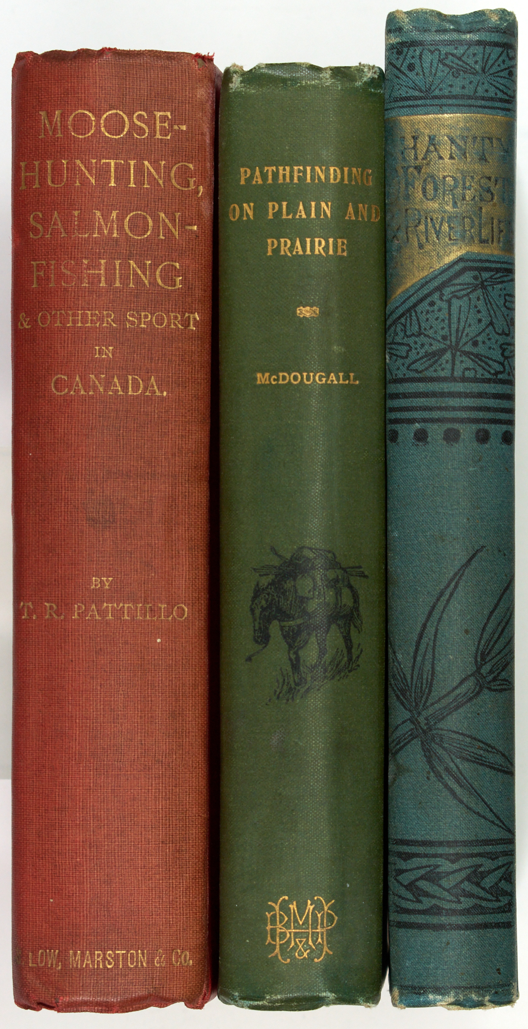 Lot image - [CANADA-HUNTING]  [FRAZER, JOSHUA]  Shanty, Forest and River Life in the Backwoods of Canada.