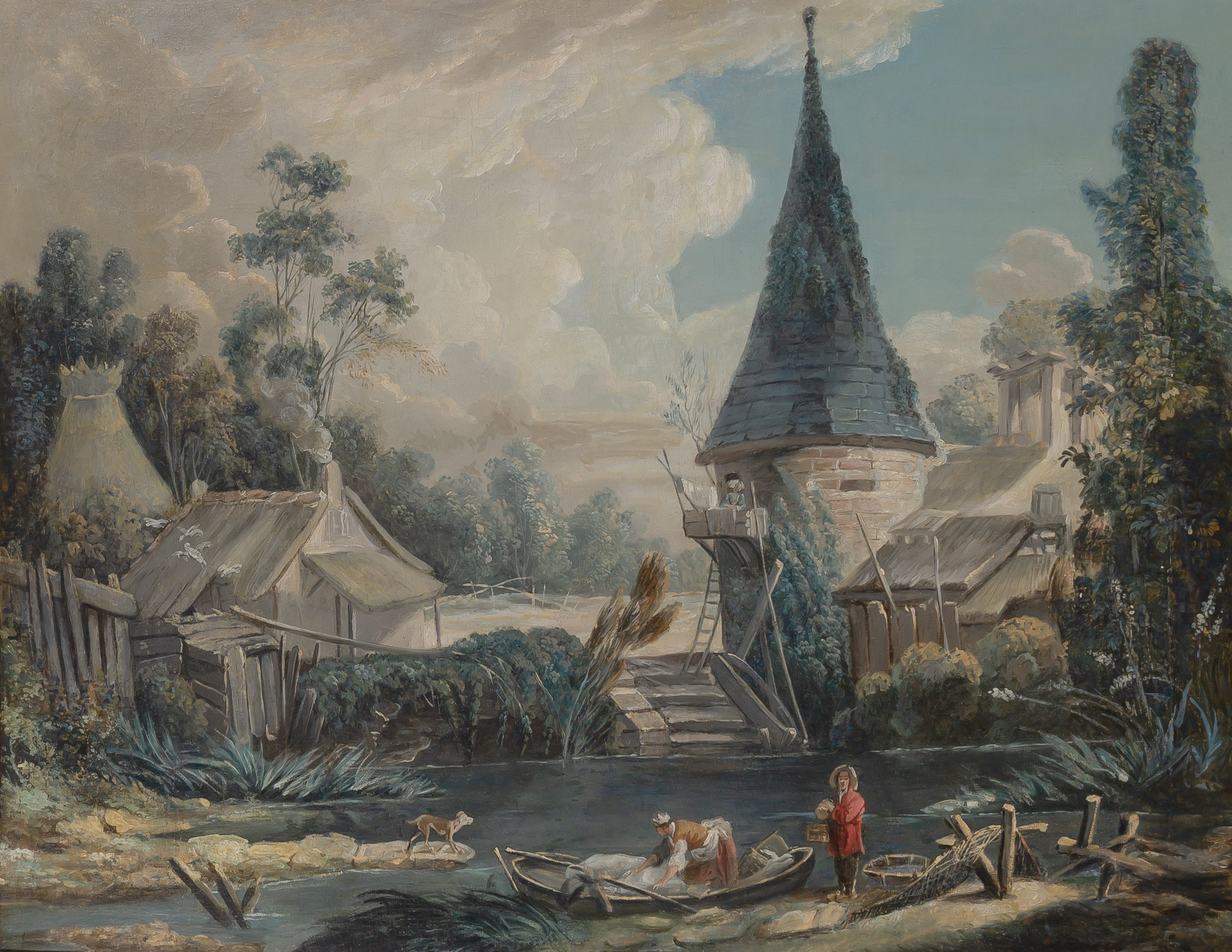 Lot image - Attributed to Nicolas-Jacques Julliard, after Francois Boucher