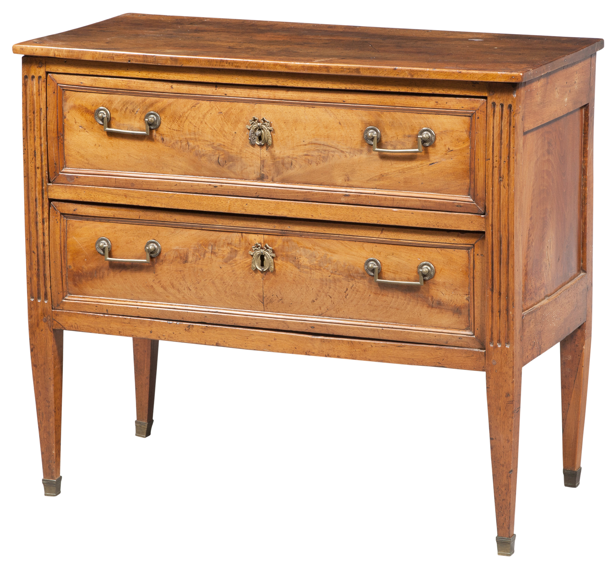 Lot image - Louis XVI Provincial Fruitwood Commode