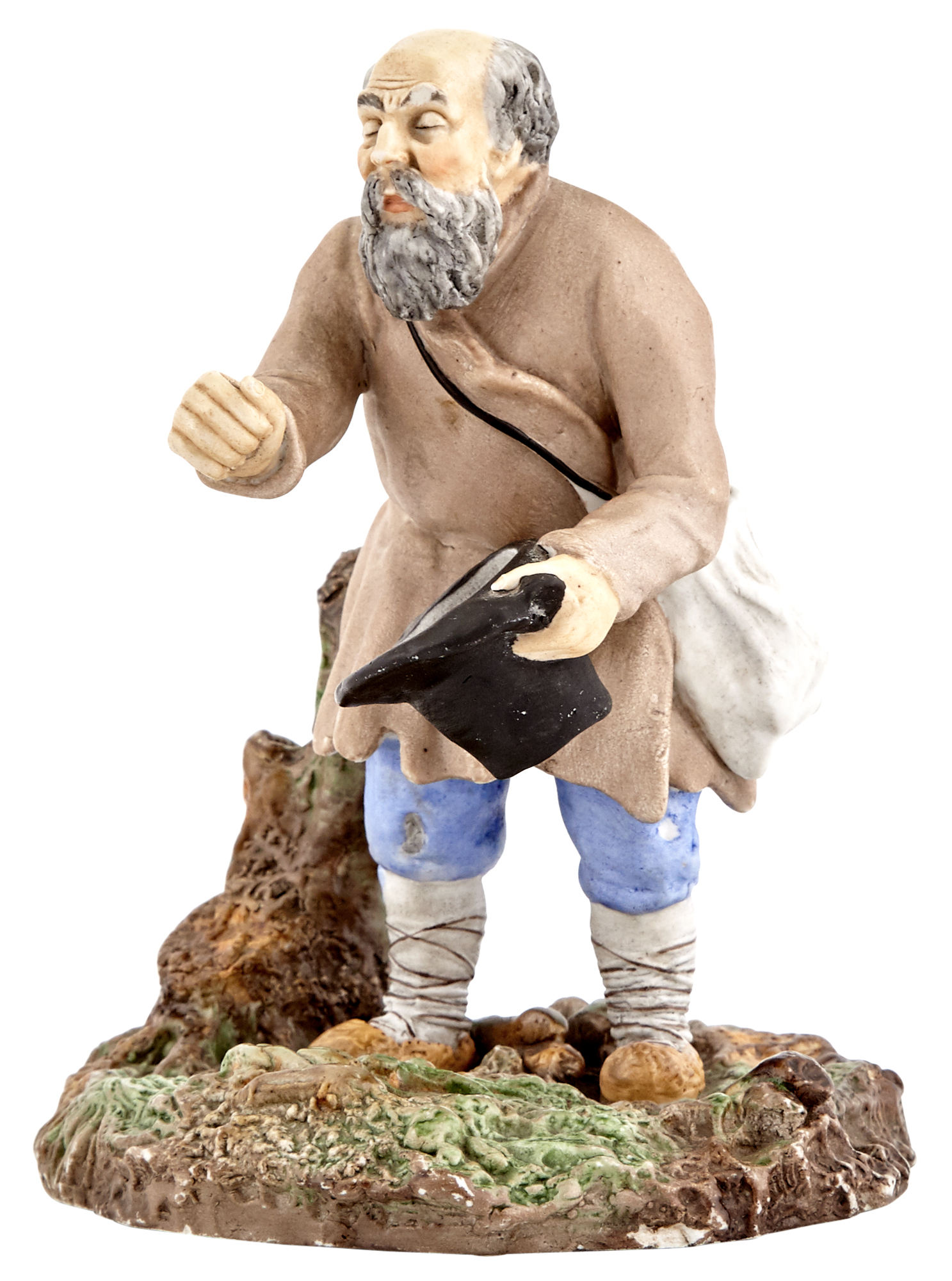 Lot image - Russian Porcelain Figure of a Beggar