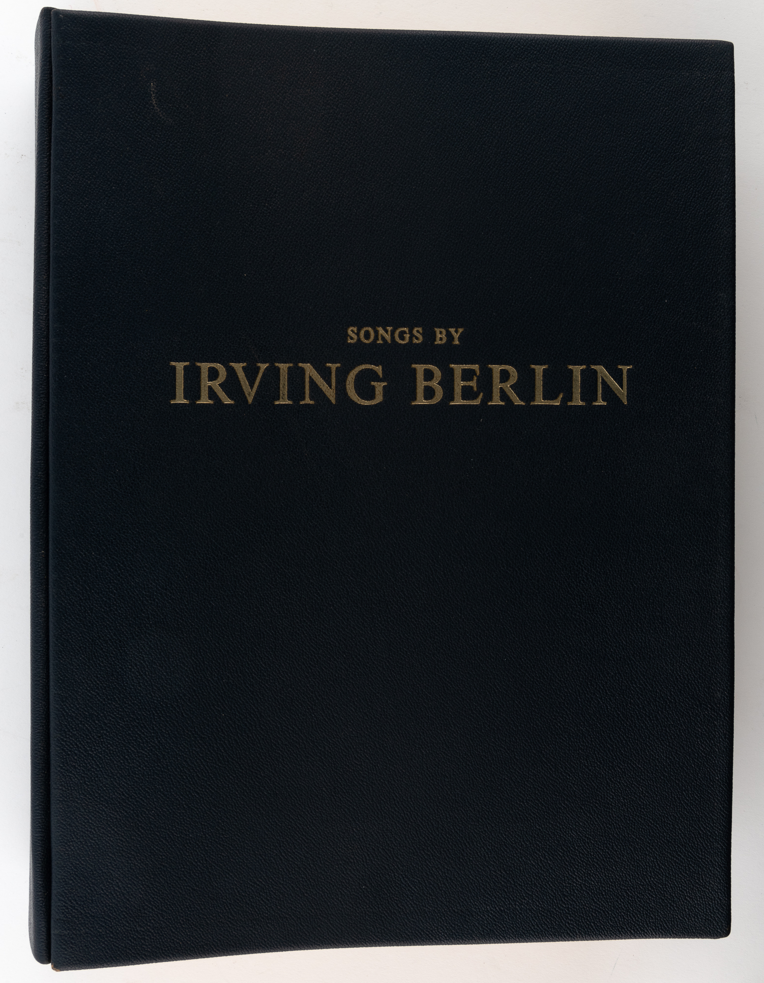 Lot image - BERLIN, IRVING  Songs by Irving Berlin.
