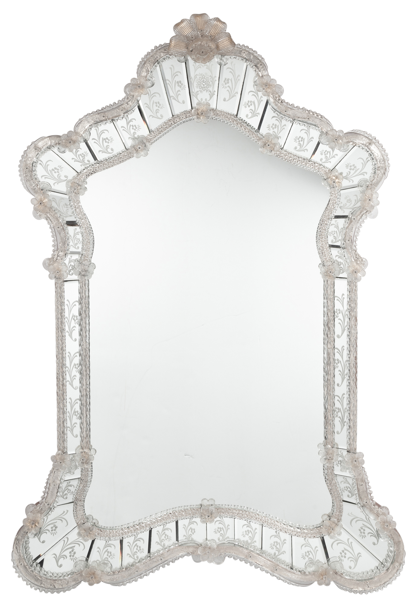 Lot image - Venetian Mirror Framed Mirror