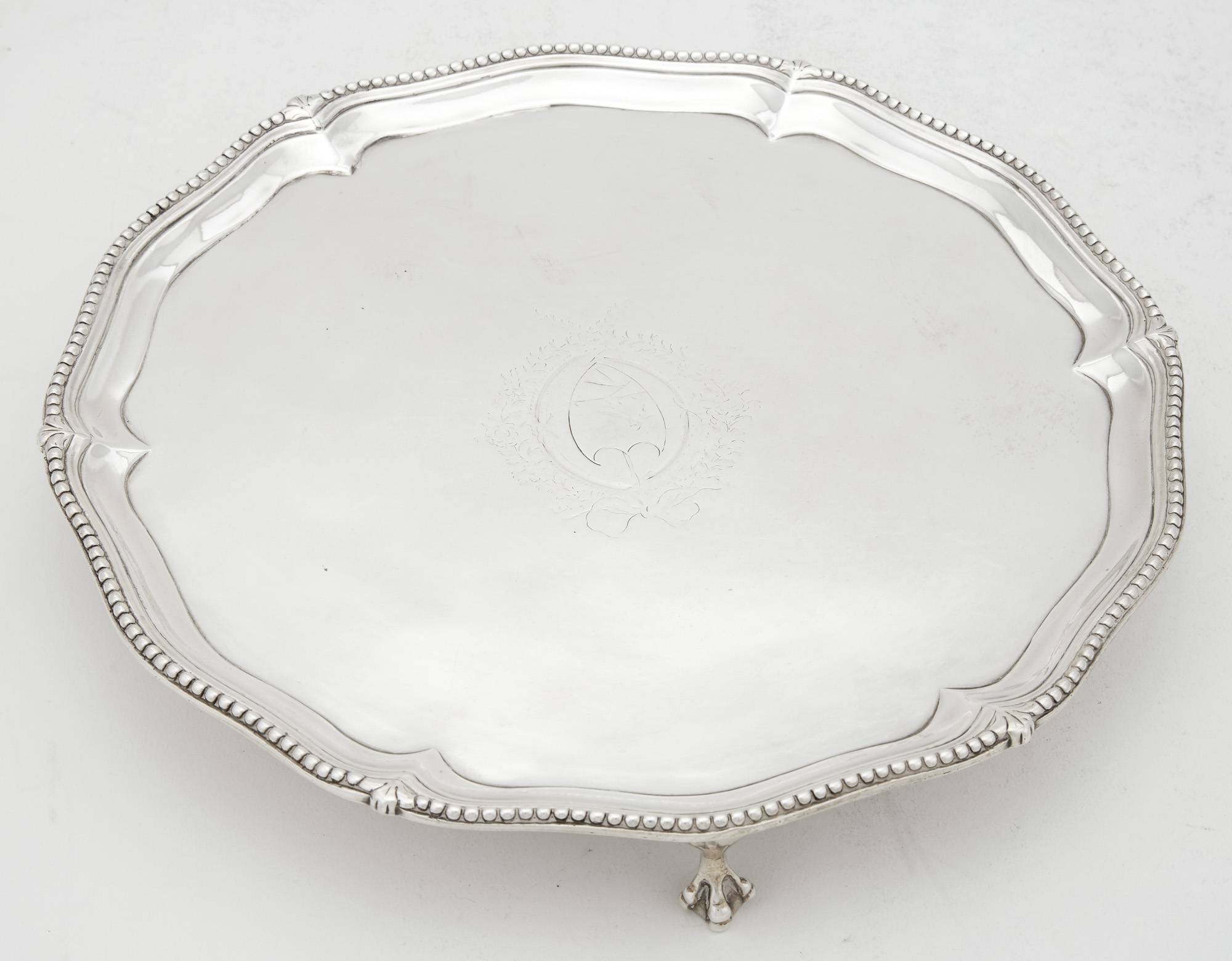 Lot image - George III Sterling Silver Salver