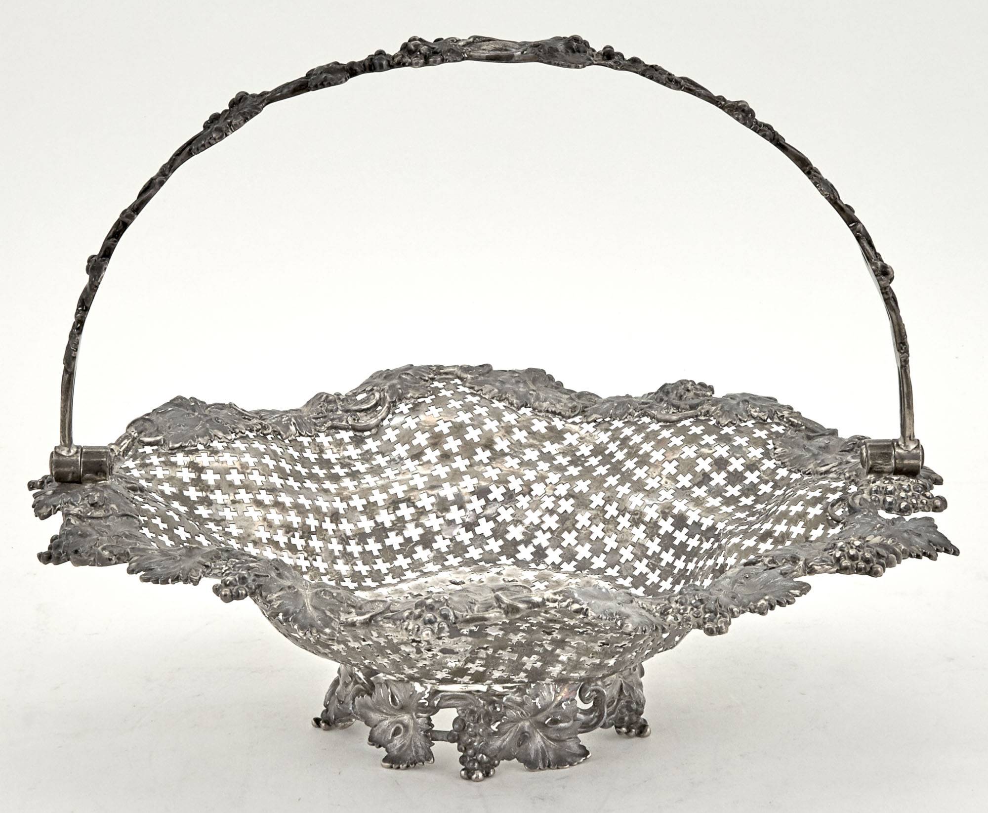 Lot image - Tiffany & Co. Sterling Silver Reticulated Basket