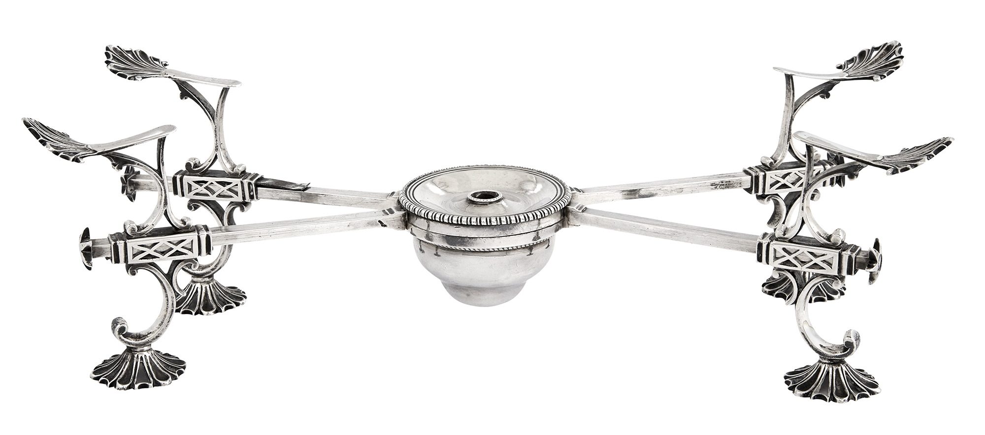 Lot image - George III Sterling Silver Dish Cross