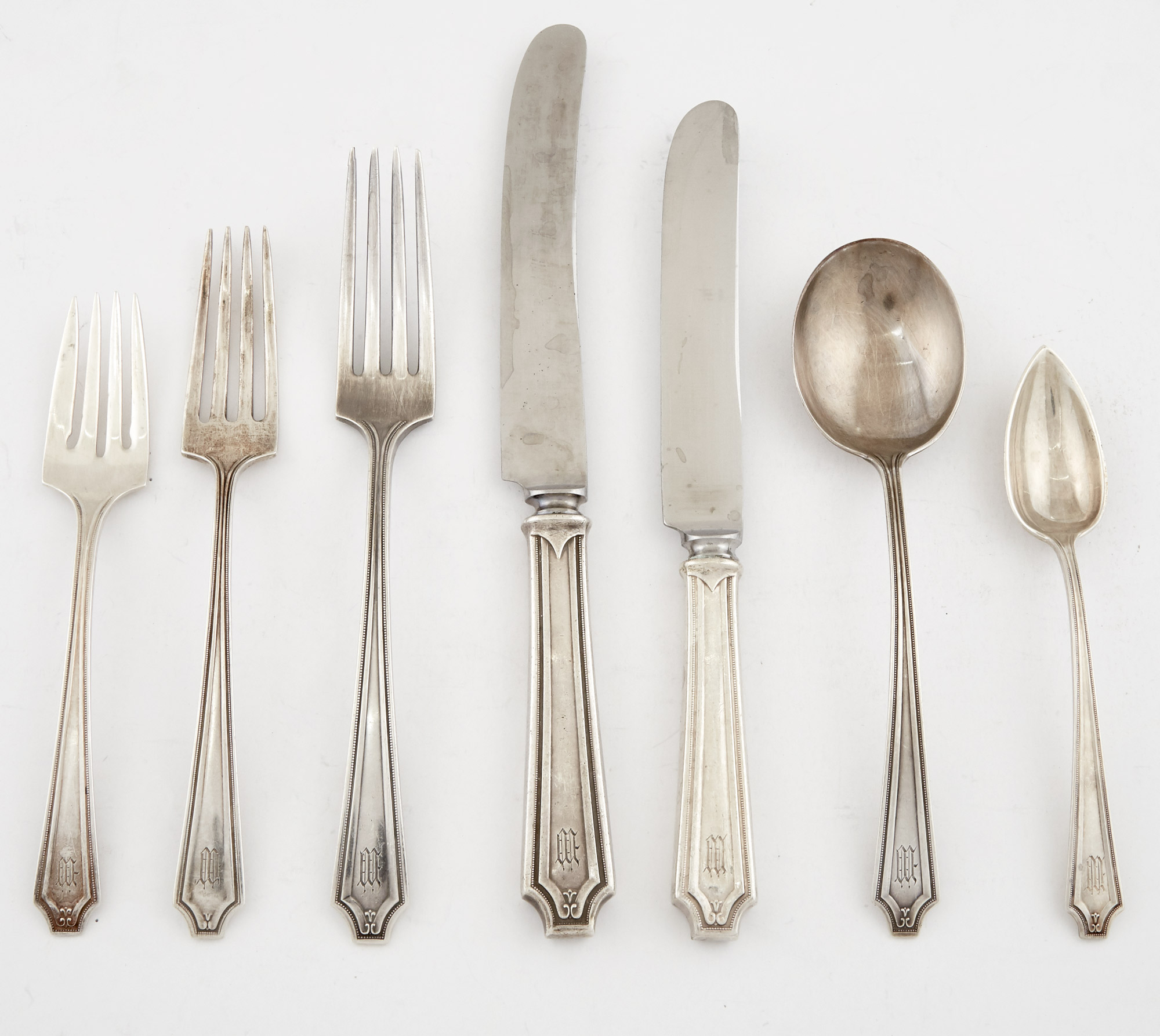 Lot image - Gorham Sterling Silver Flatware Service