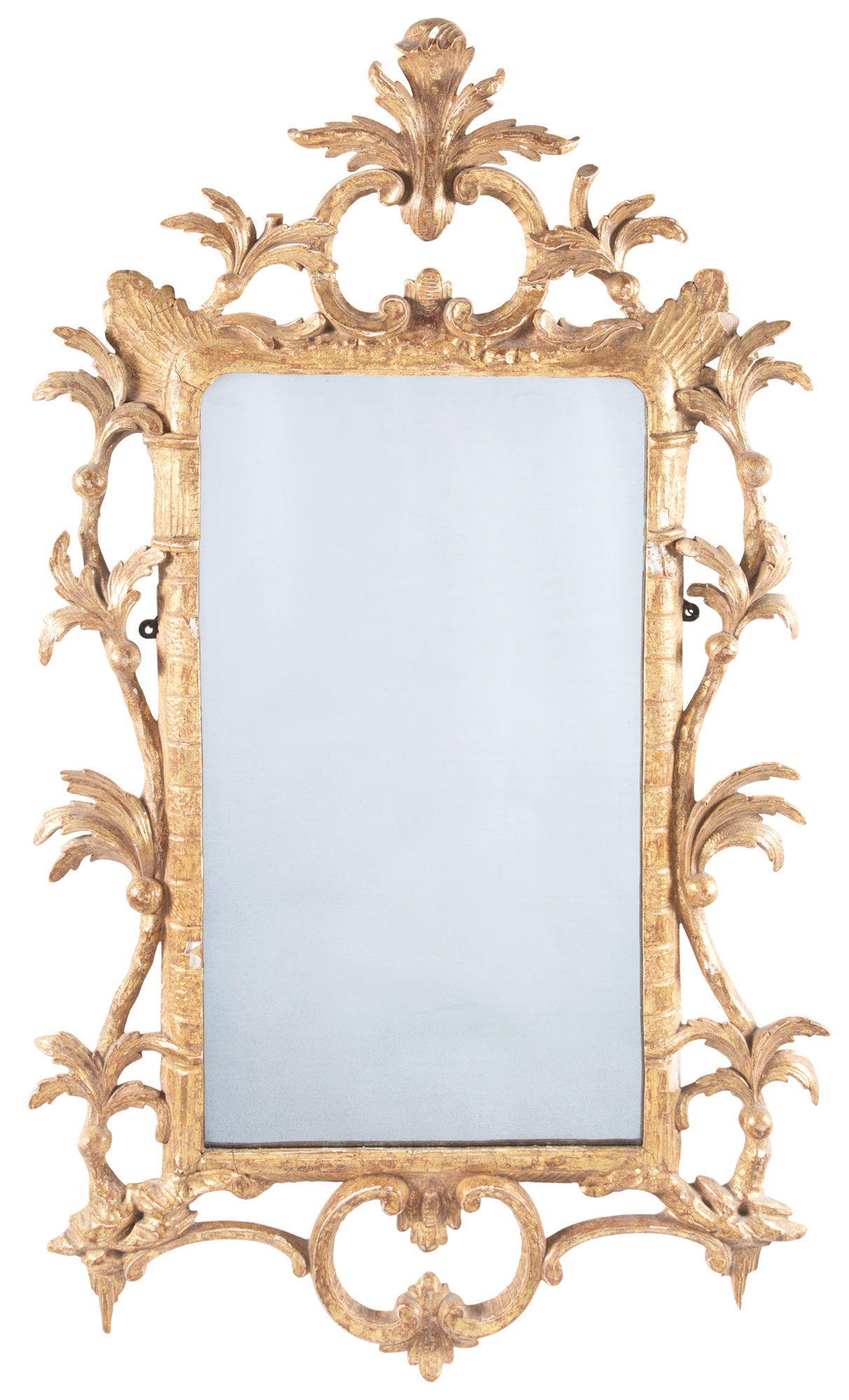 Lot image - George II Giltwood Mirror