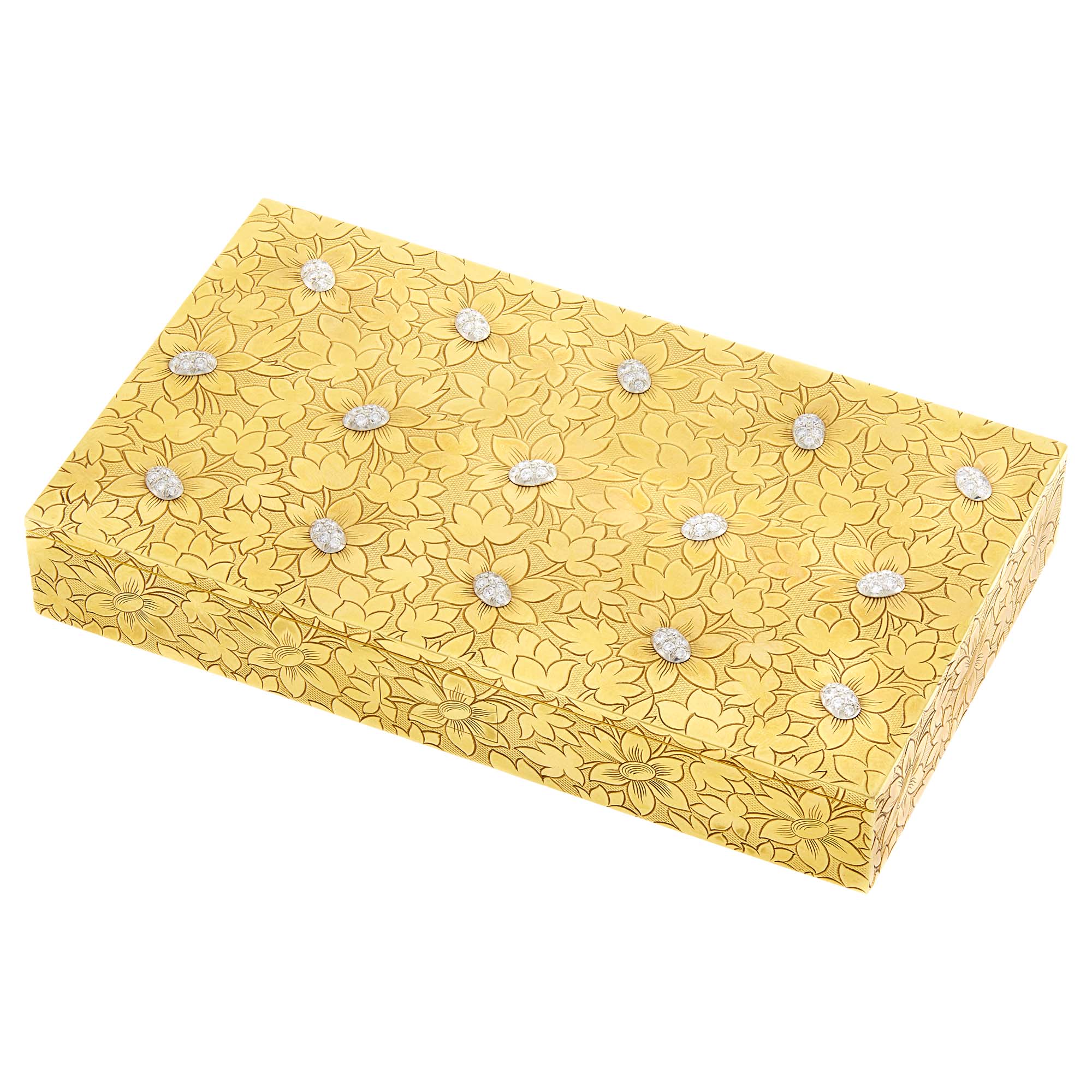 Lot image - Van Cleef & Arpels Gold, Platinum and Diamond Minaudière