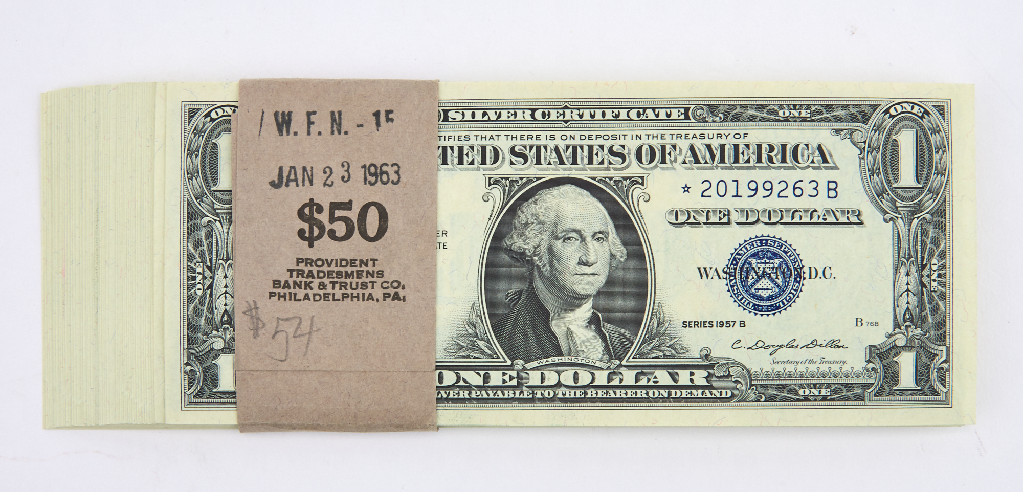 Lot image - United States Small Size $1 Bank Note Group