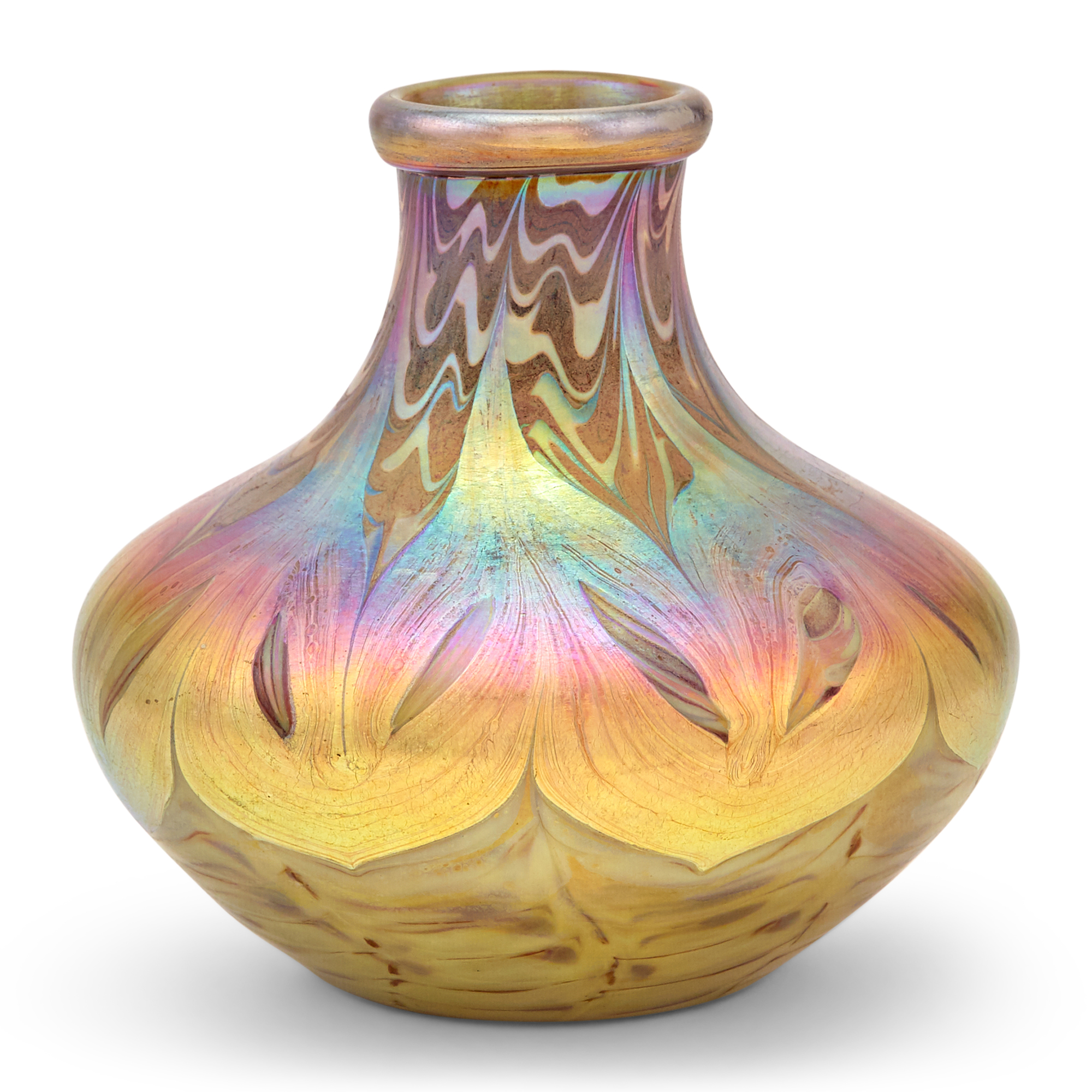 Lot image - American Art Glass Vase