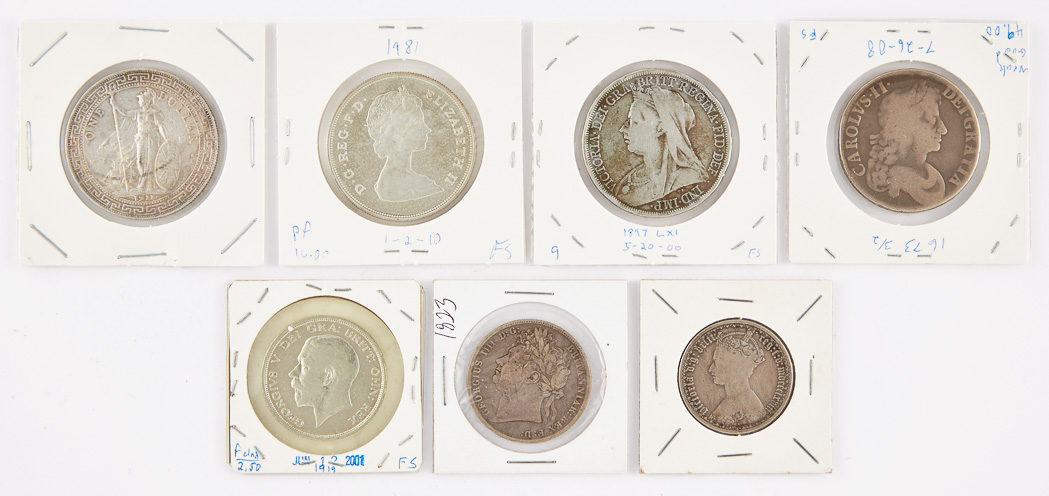 Lot image - Great Britain Silver Coin Group