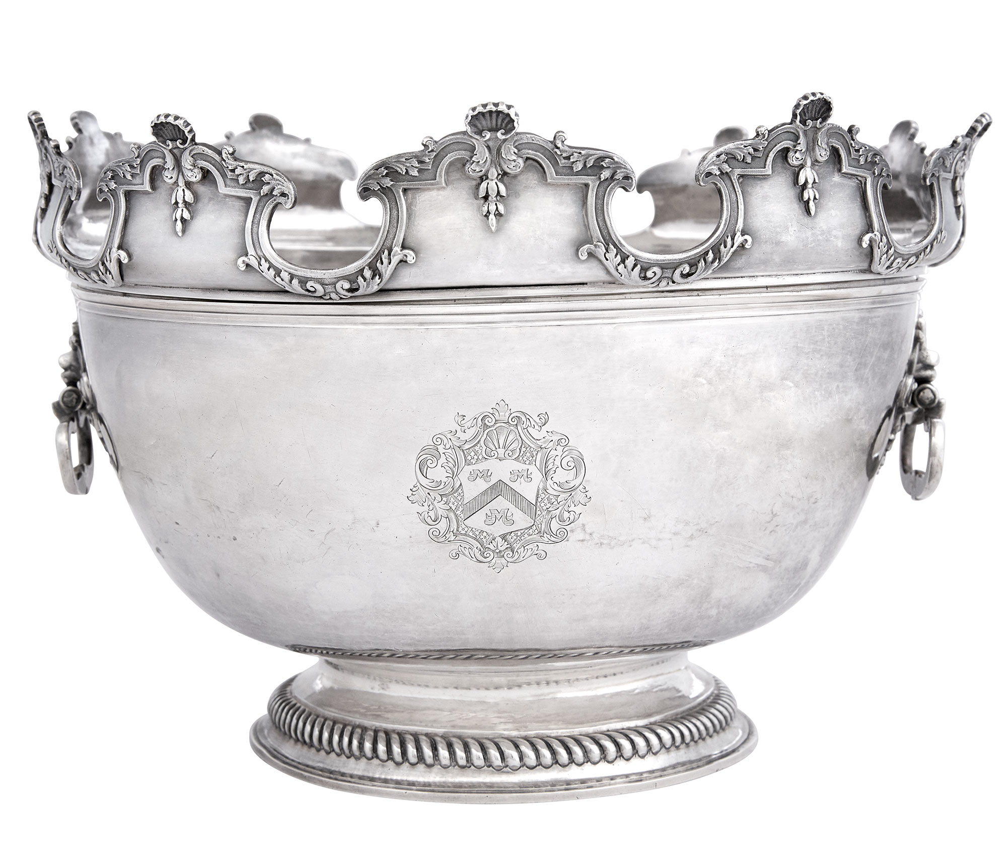 Lot image - William III Britannia Standard Silver Monteith